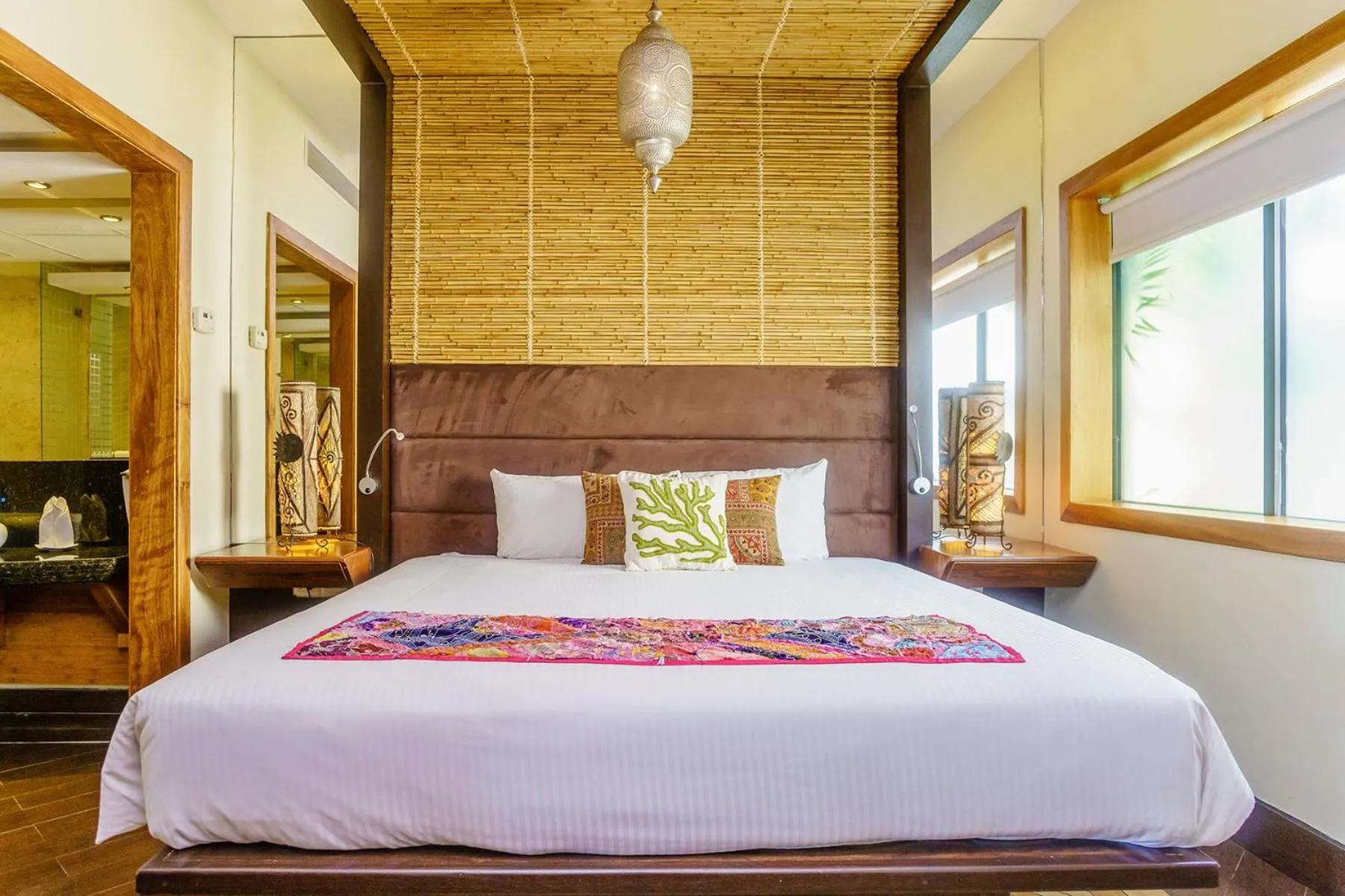 Bed in Aldea Thai by Stella Rentals