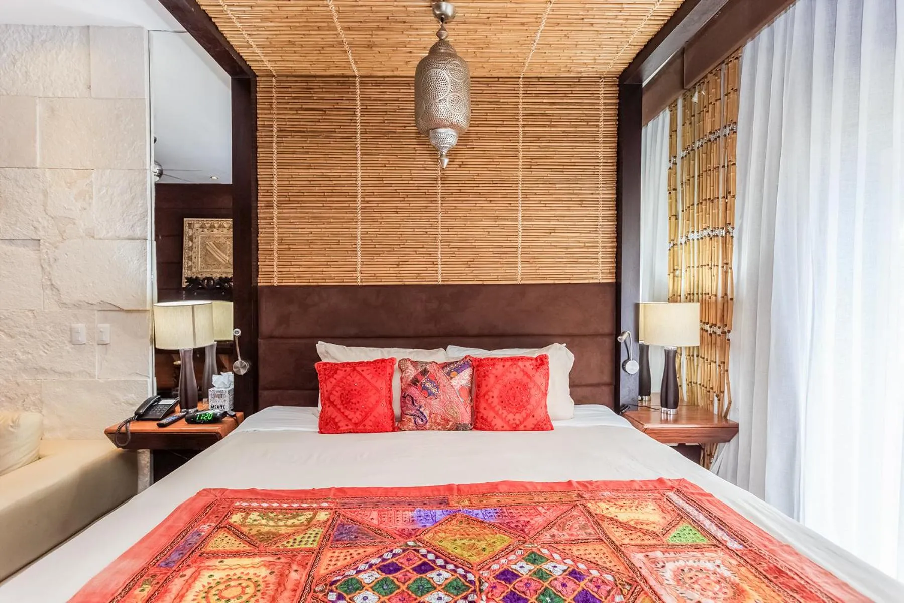 Bed in Aldea Thai by Stella Rentals