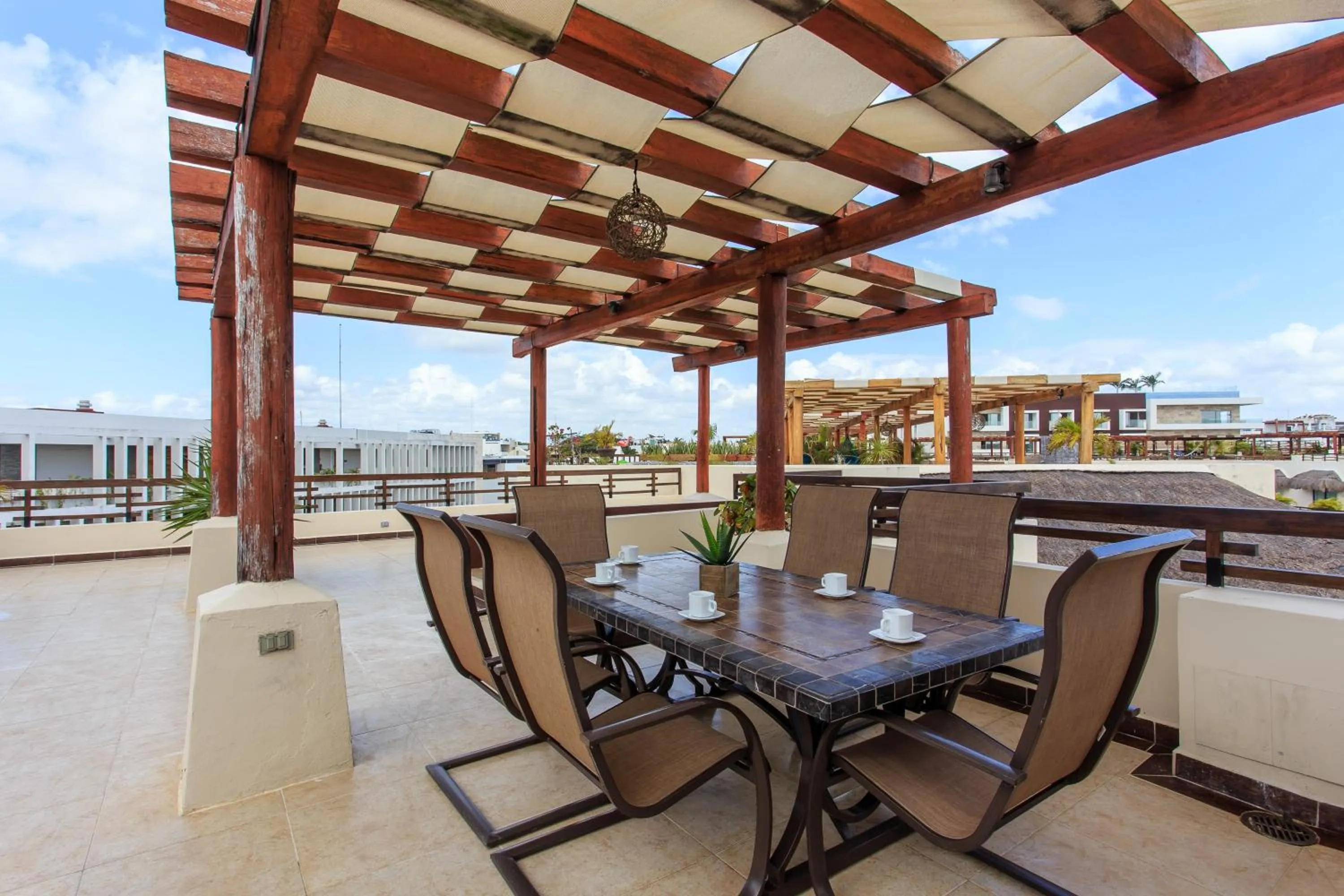 Patio in Aldea Thai by Stella Rentals