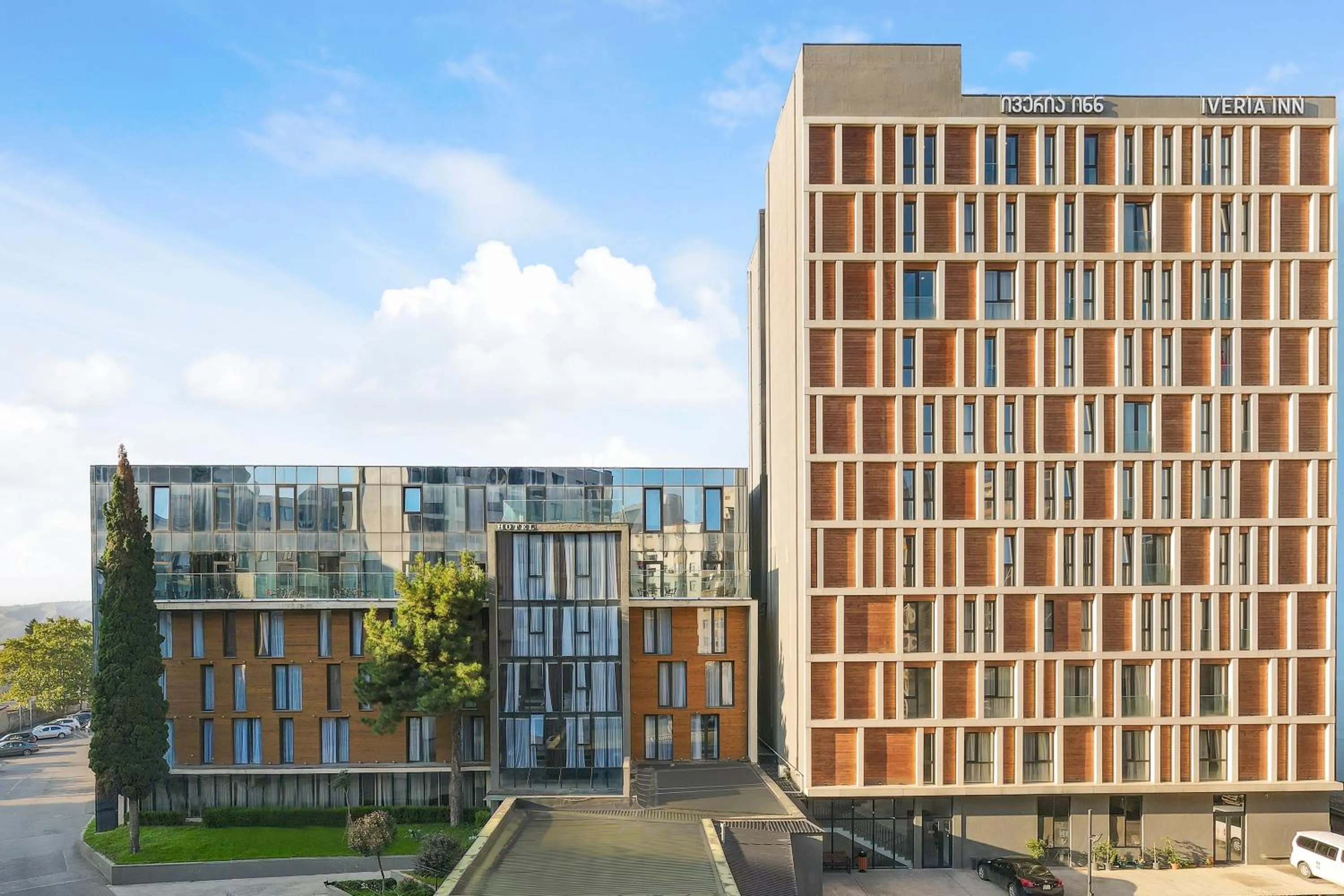 Property building in Iveria Inn Hotel