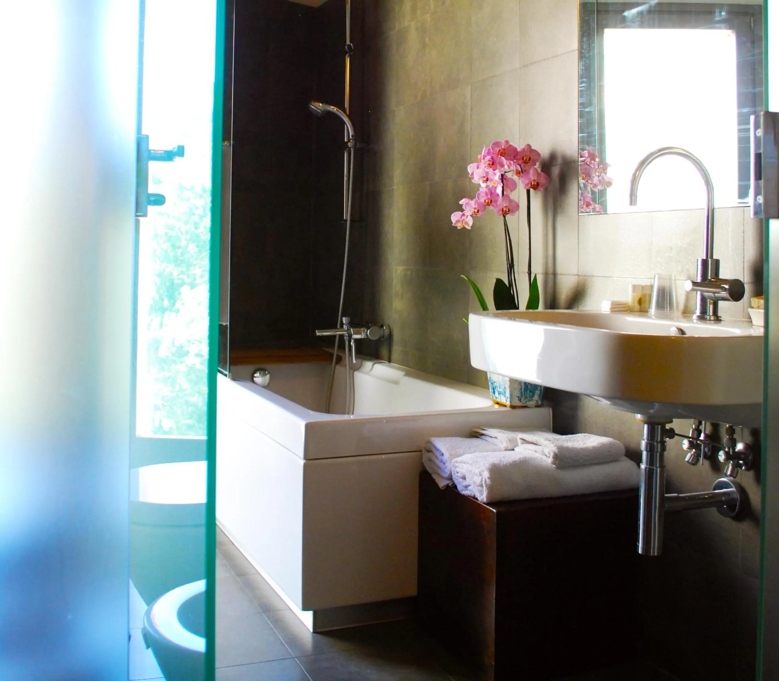 Bathroom in Camera con vista