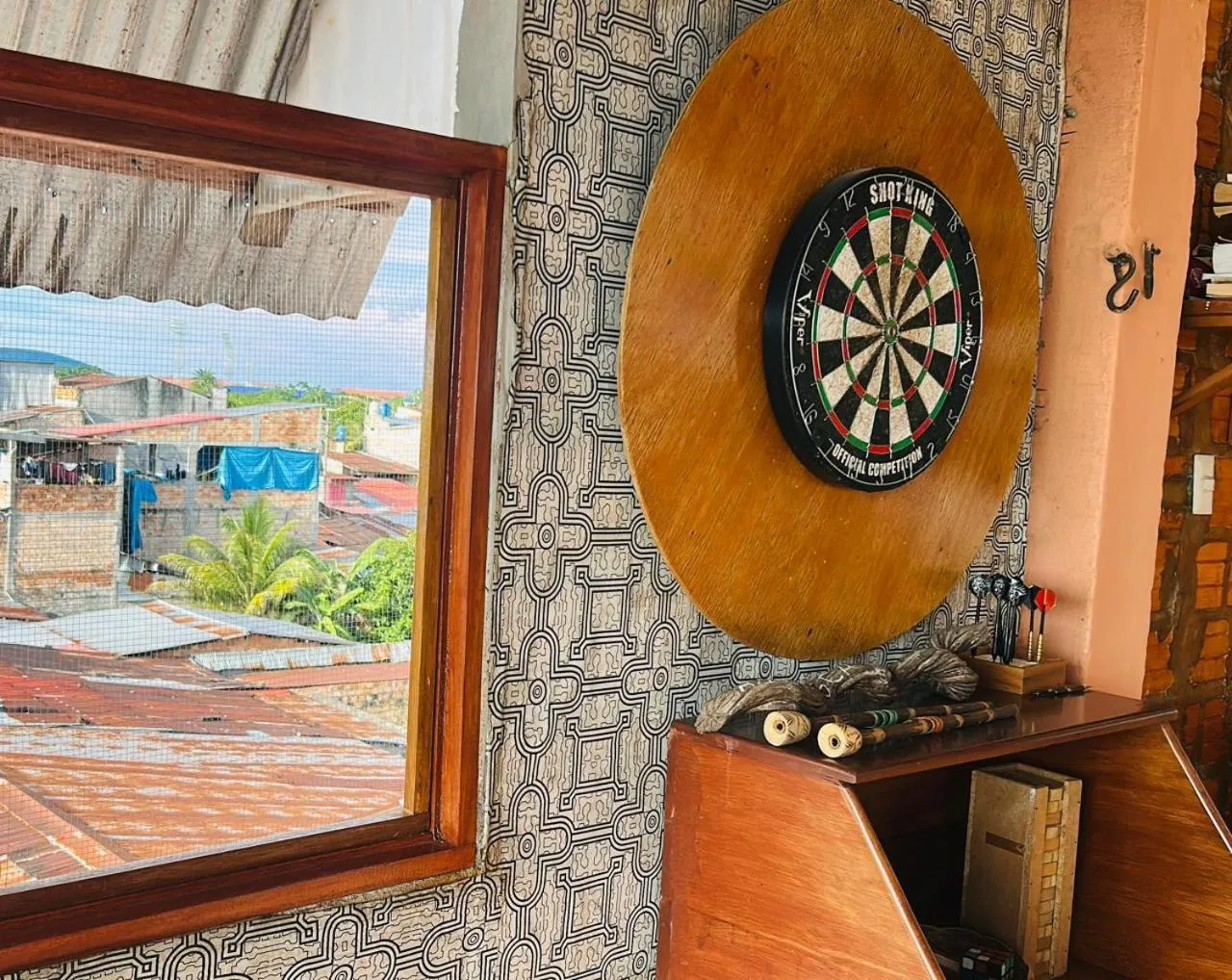 Darts in Amazon House Hostel