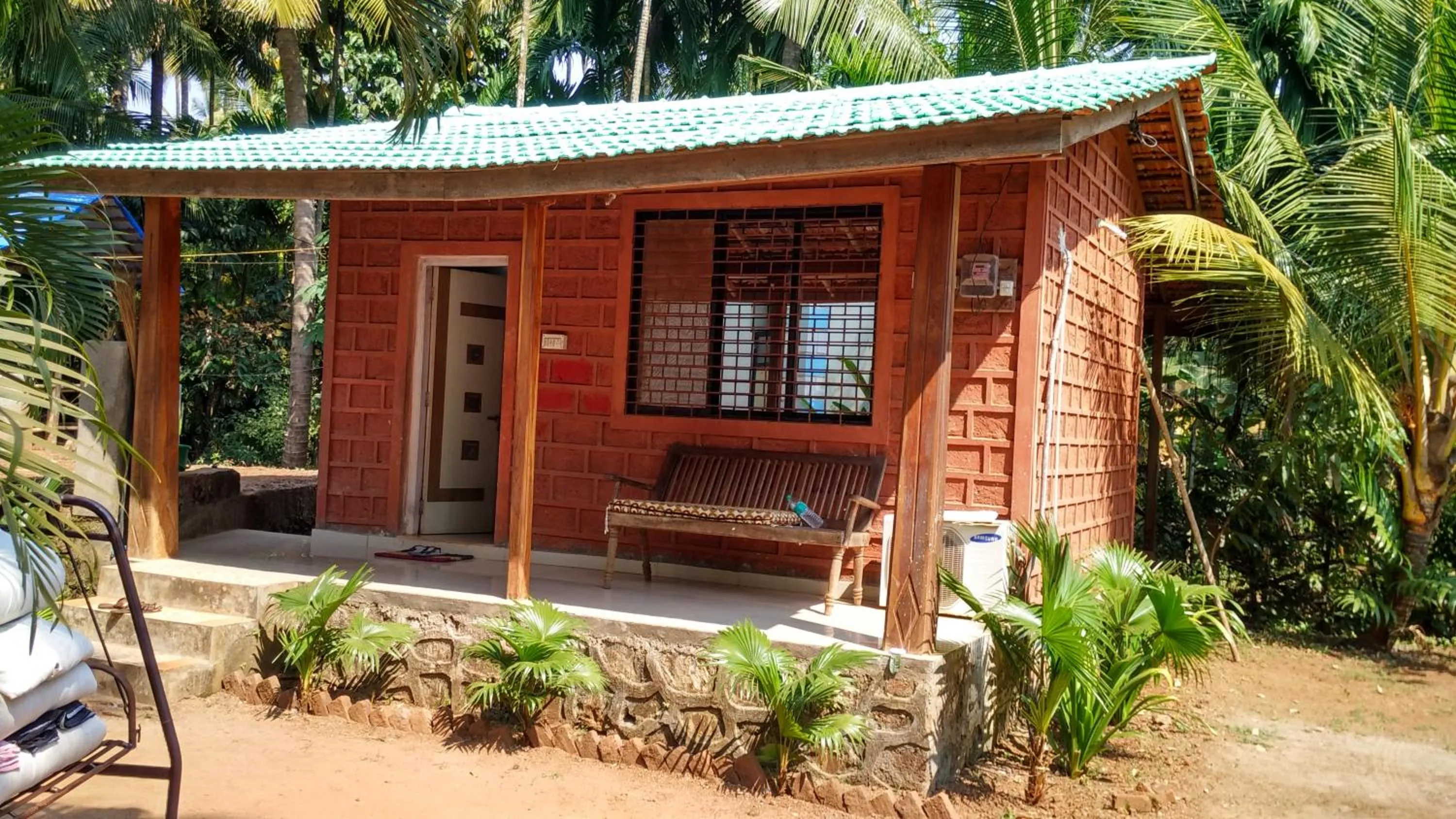 Facade/entrance in Tendulkar Beach Resort