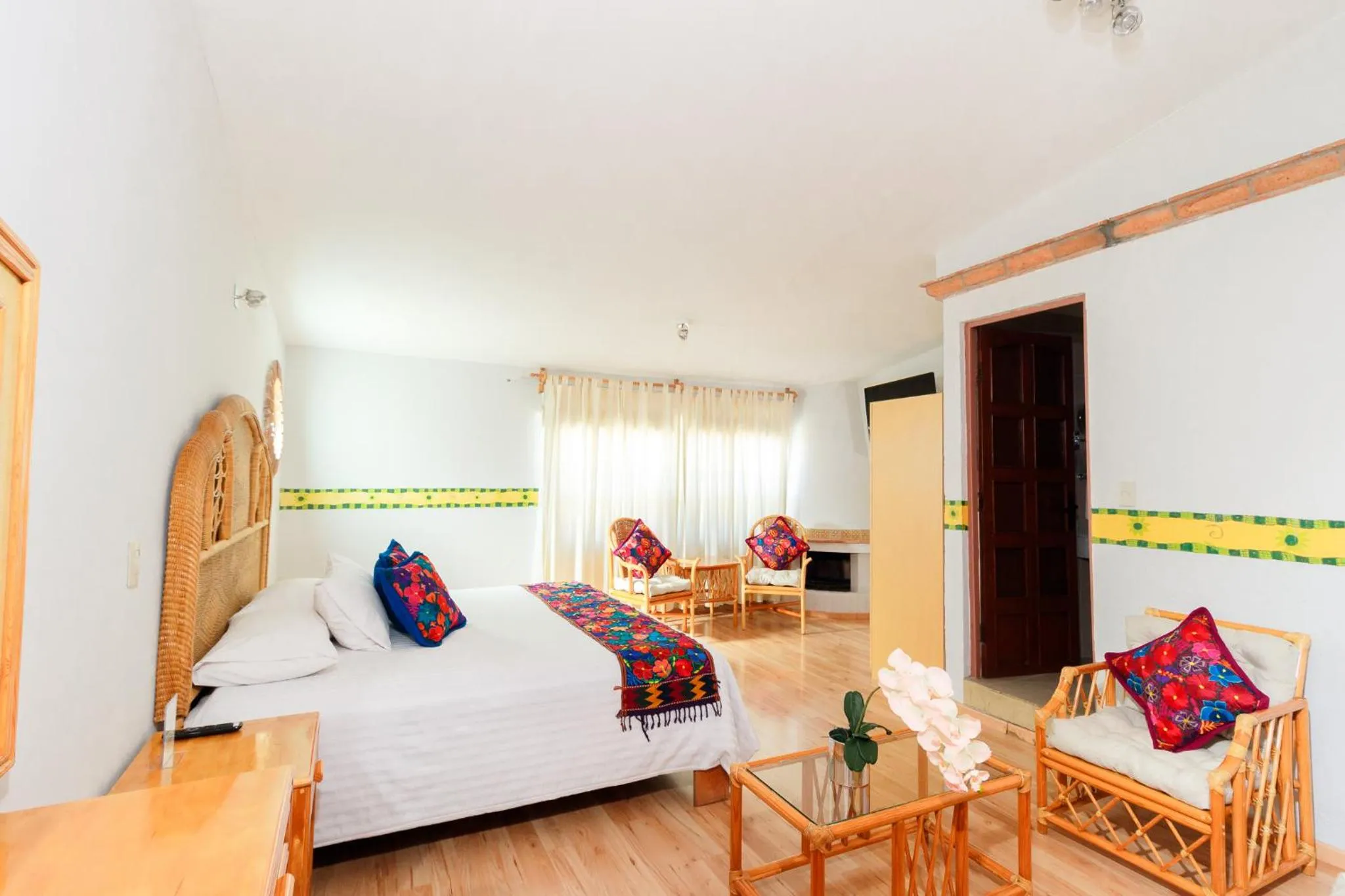 Bed in Hotel Hacienda Montesinos