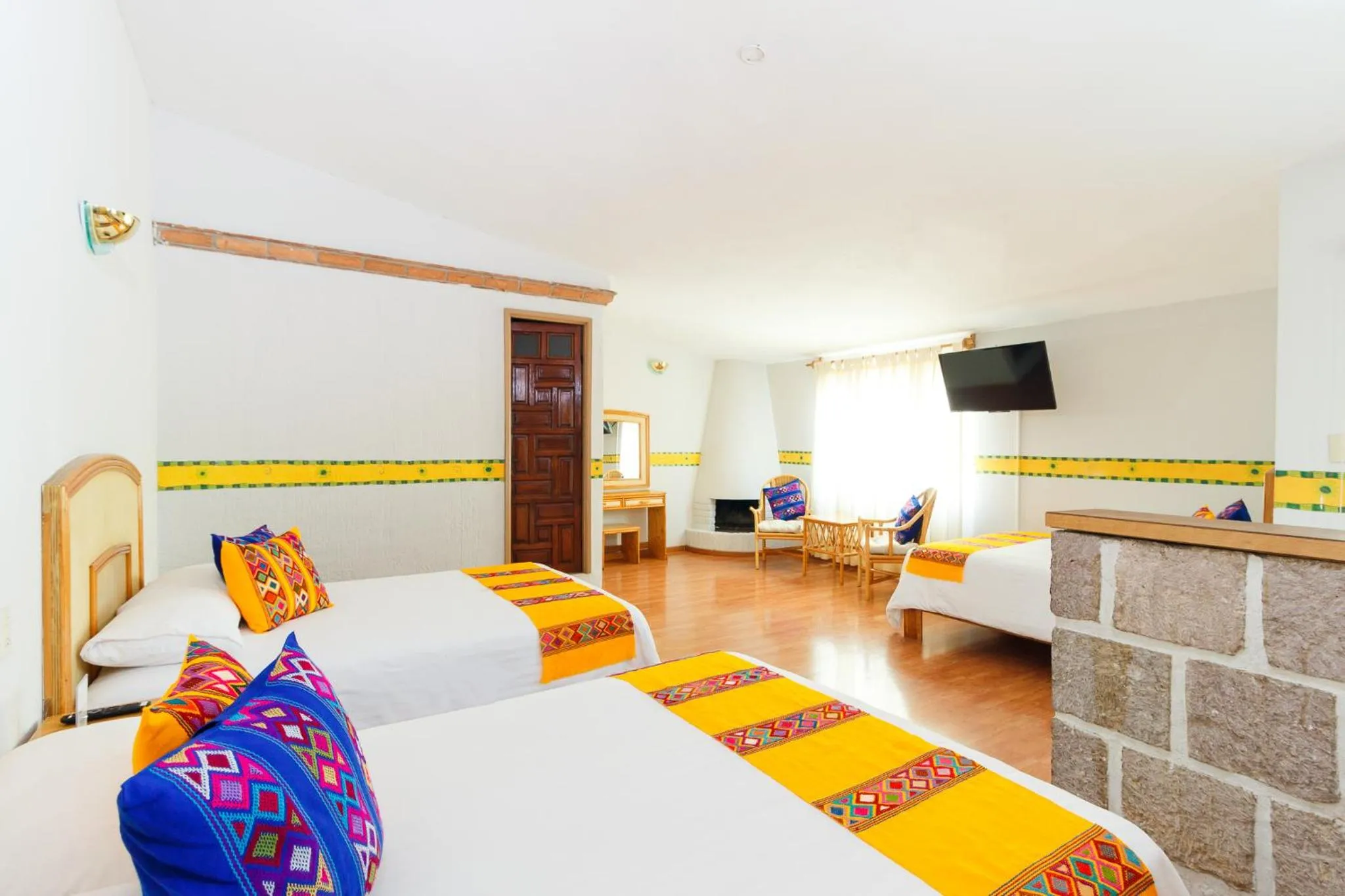 Bed in Hotel Hacienda Montesinos