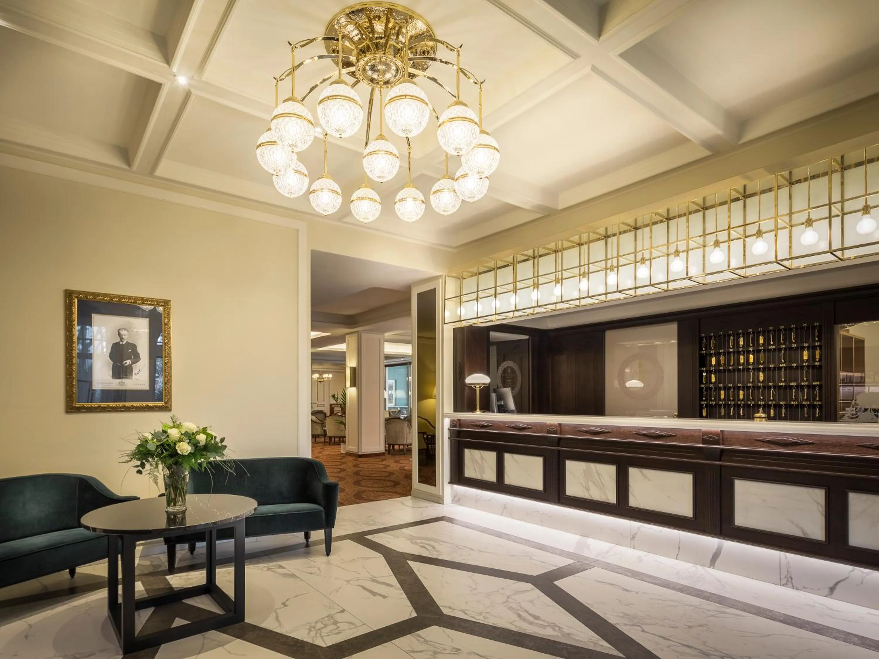 Lobby or reception in Villa Bavaria