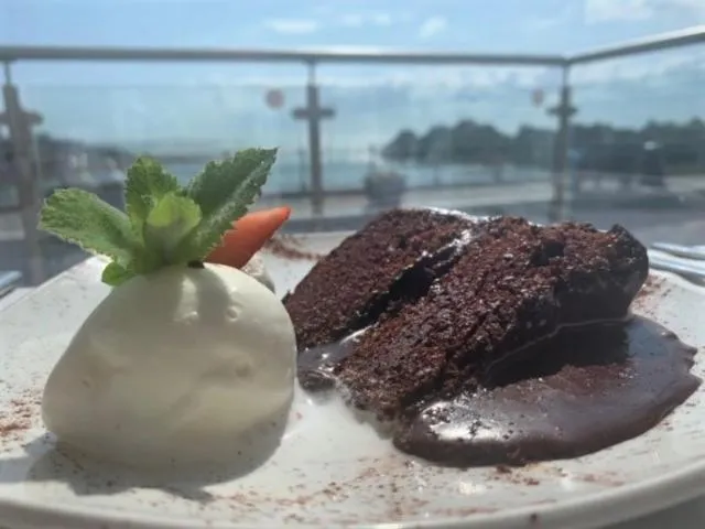 Food close-up in The Harbour House Sea Front Hotel