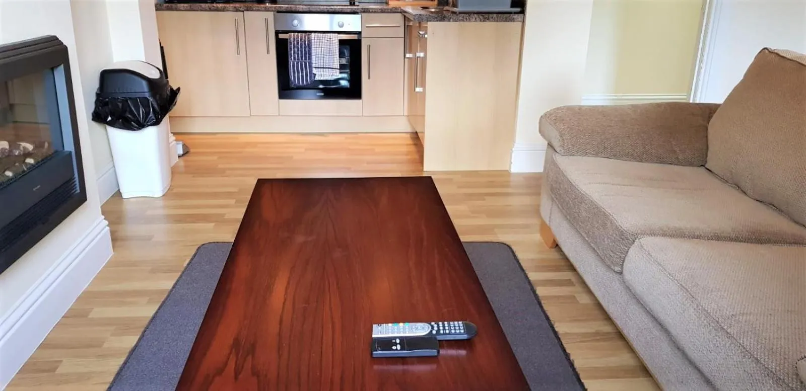 Seating area in The Harbour House Sea Front Hotel