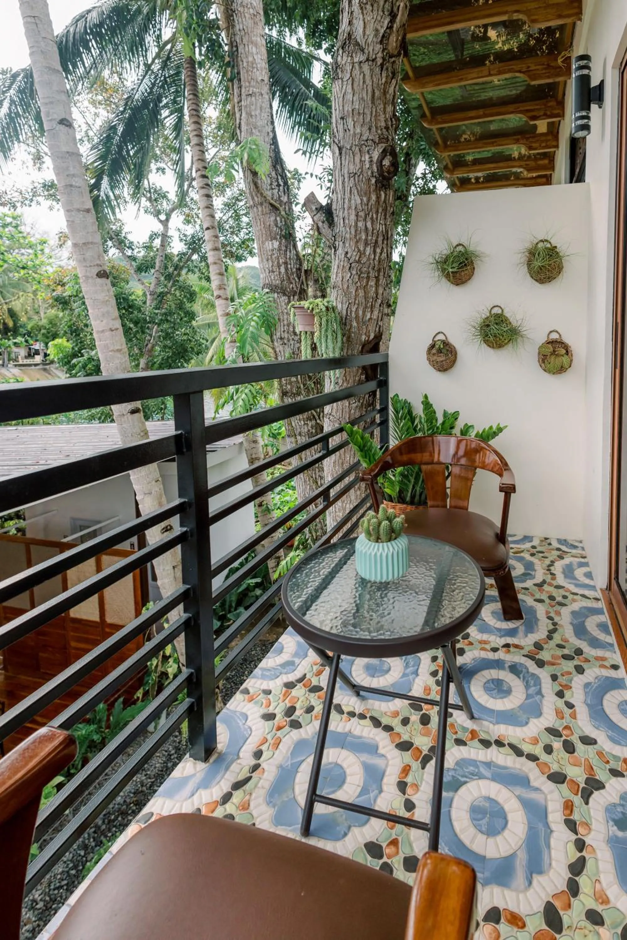 Balcony/Terrace in Loboc Riverside Inn & Restaurant