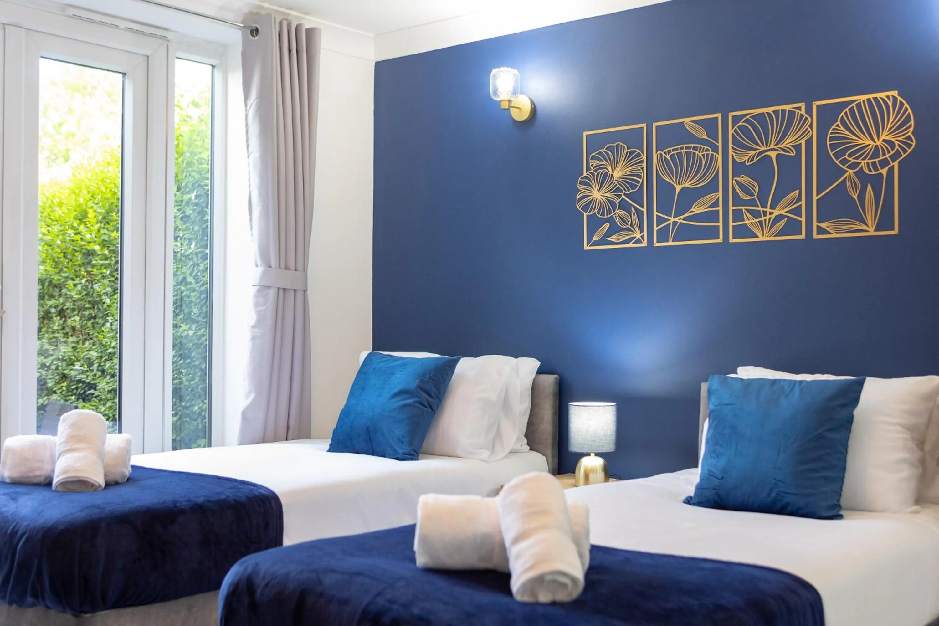 Bedroom, Bed in Pleasant Studio in St Albans