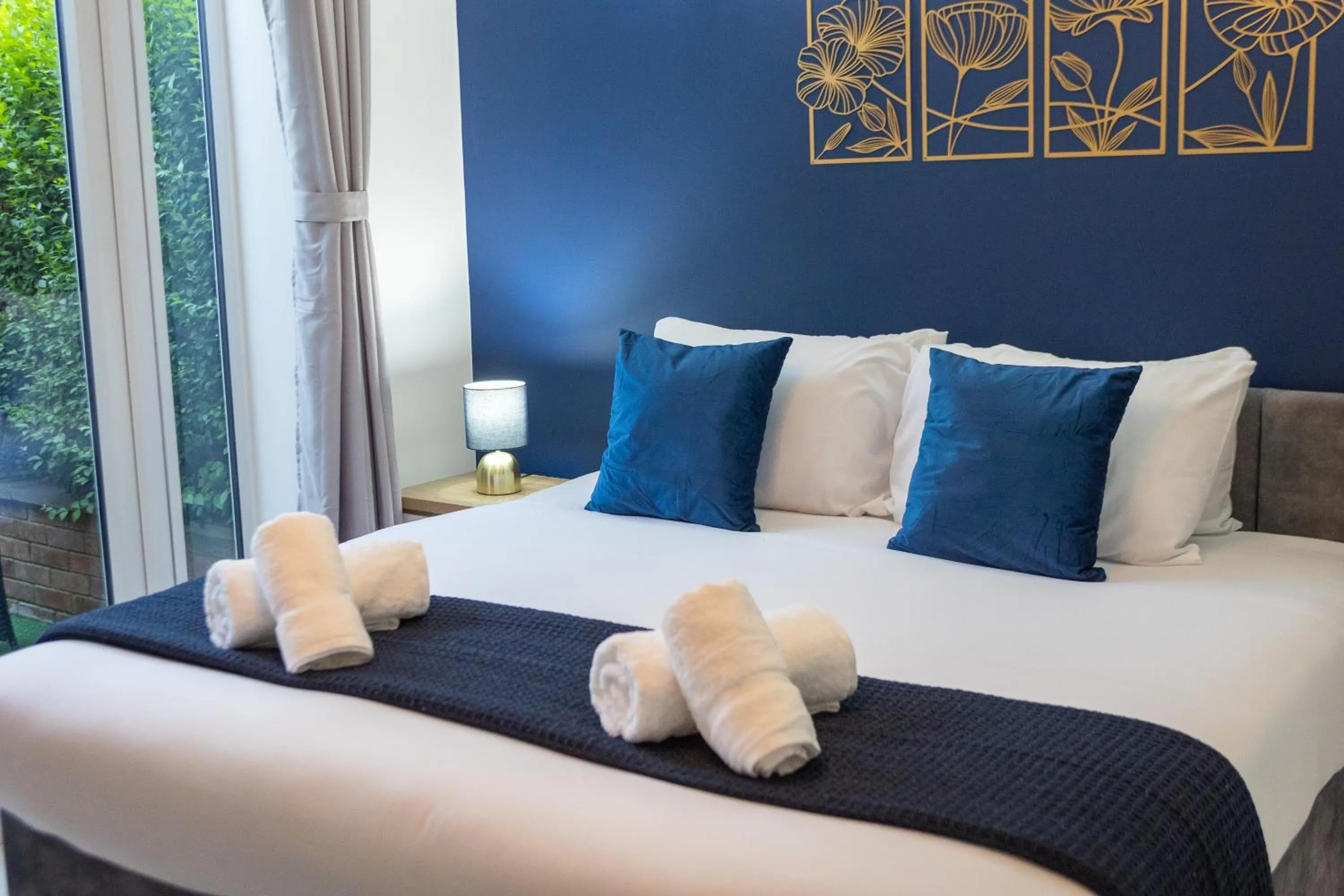Bedroom, Bed in Pleasant Studio in St Albans