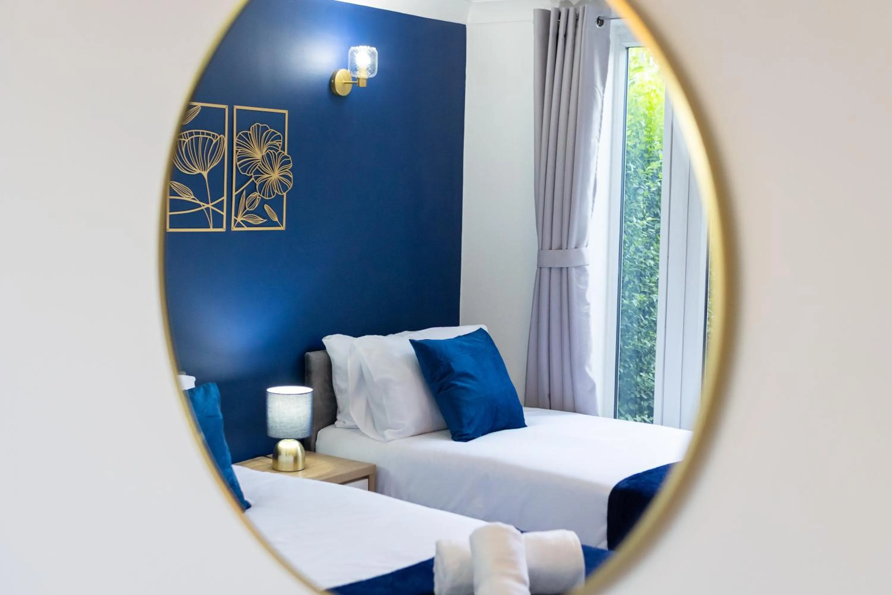 Bedroom, Bed in Pleasant Studio in St Albans