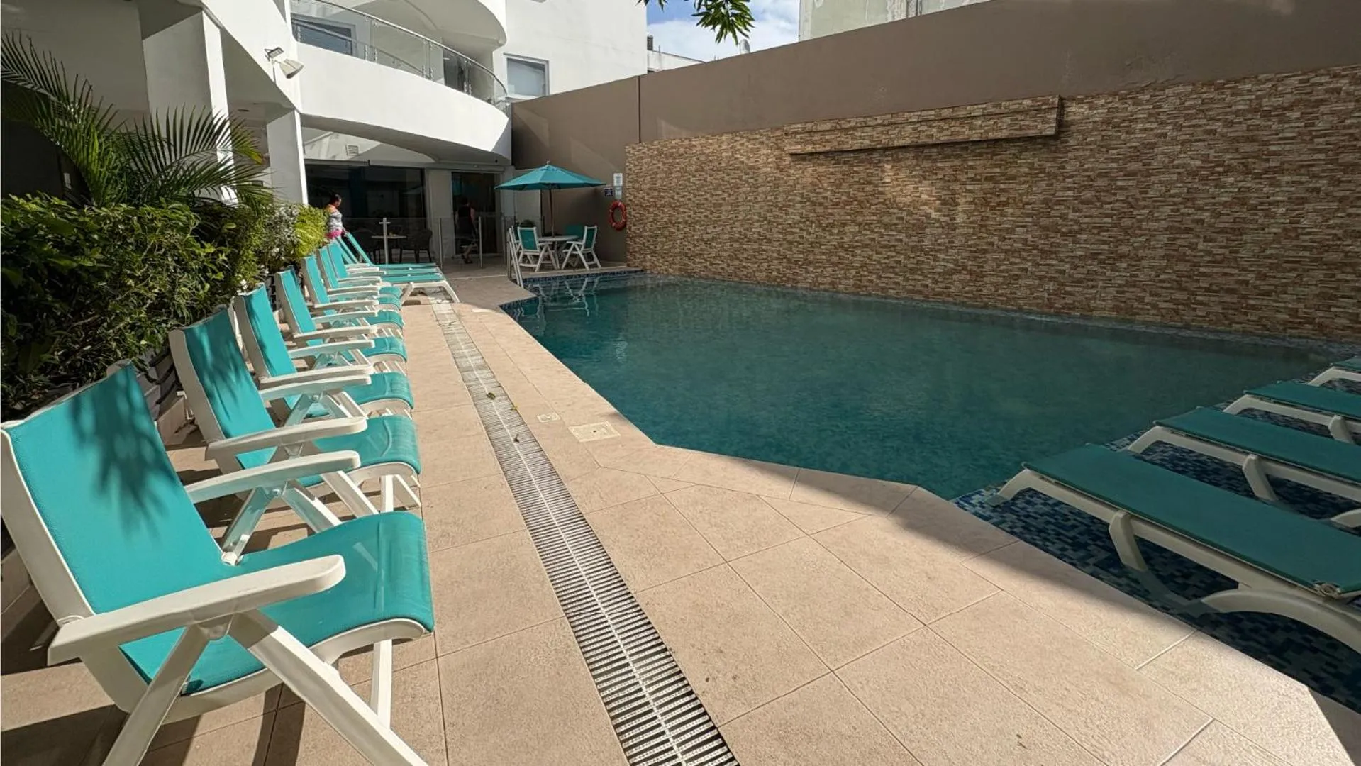 Swimming pool in Hotel Portobelo Plaza las Ámericas
