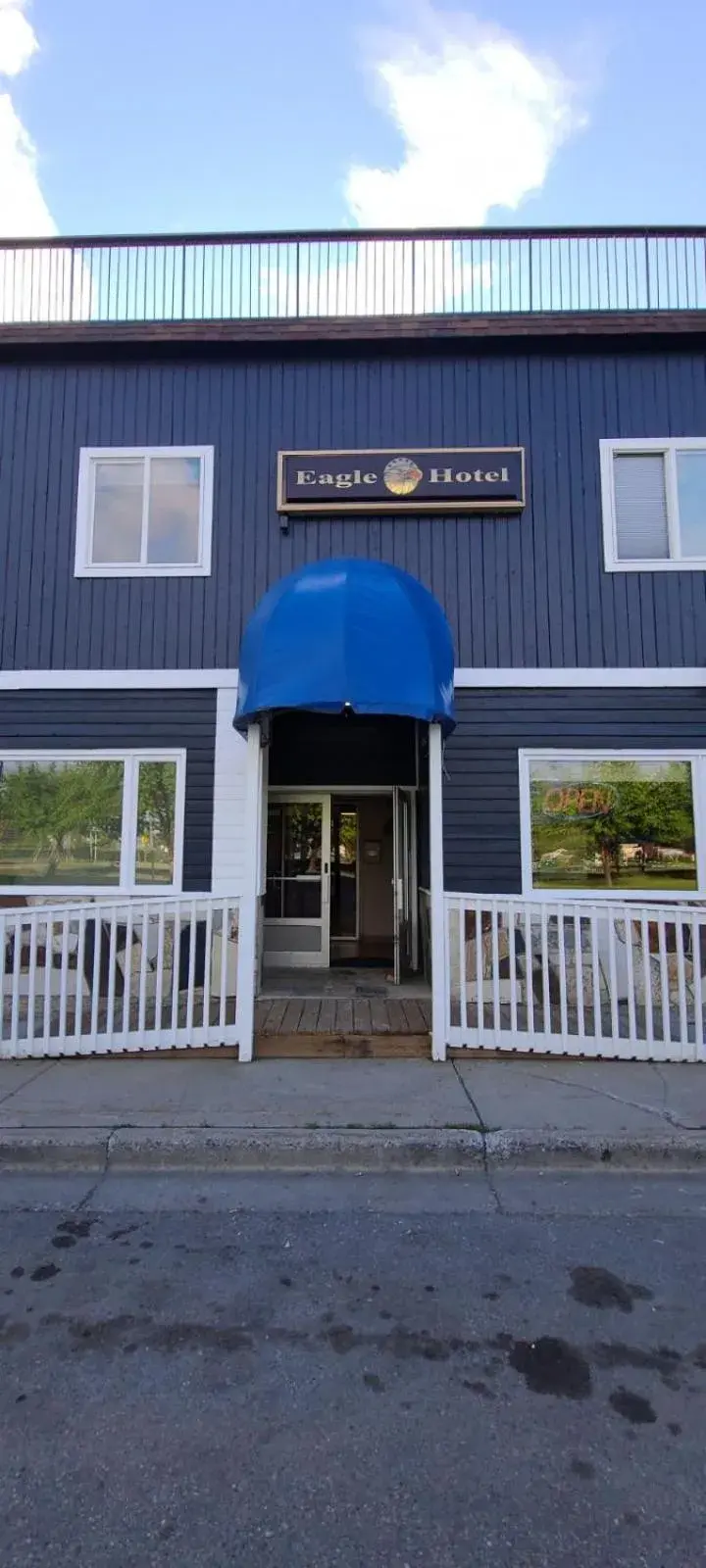 Property building in Eagle Hotel Property building in Eagle Hotel