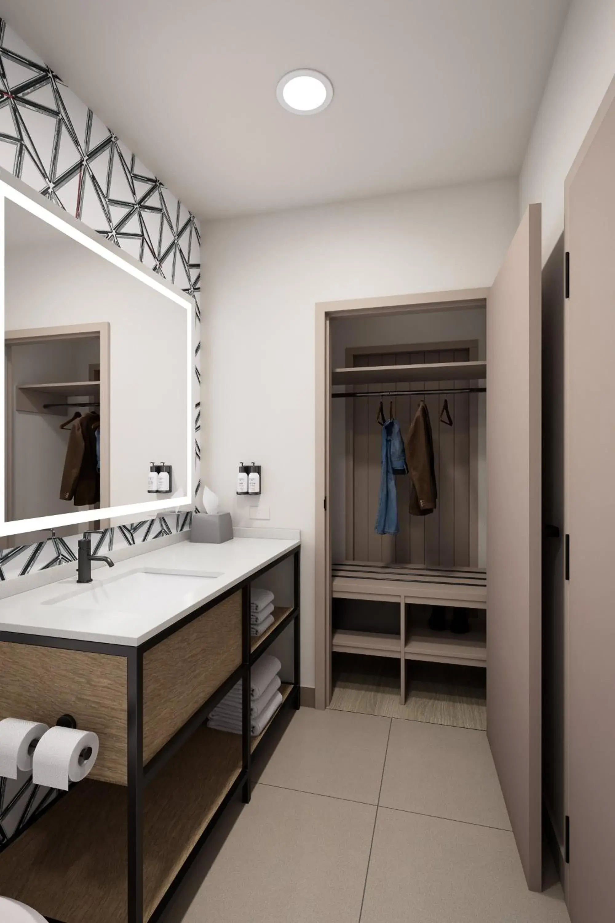 King Studio Suite with Walk In Shower in Atwell Suites Belgrade - Bozeman Airport by IHG King Studio Suite with Walk In Shower in Atwell Suites Belgrade - Bozeman Airport by IHG