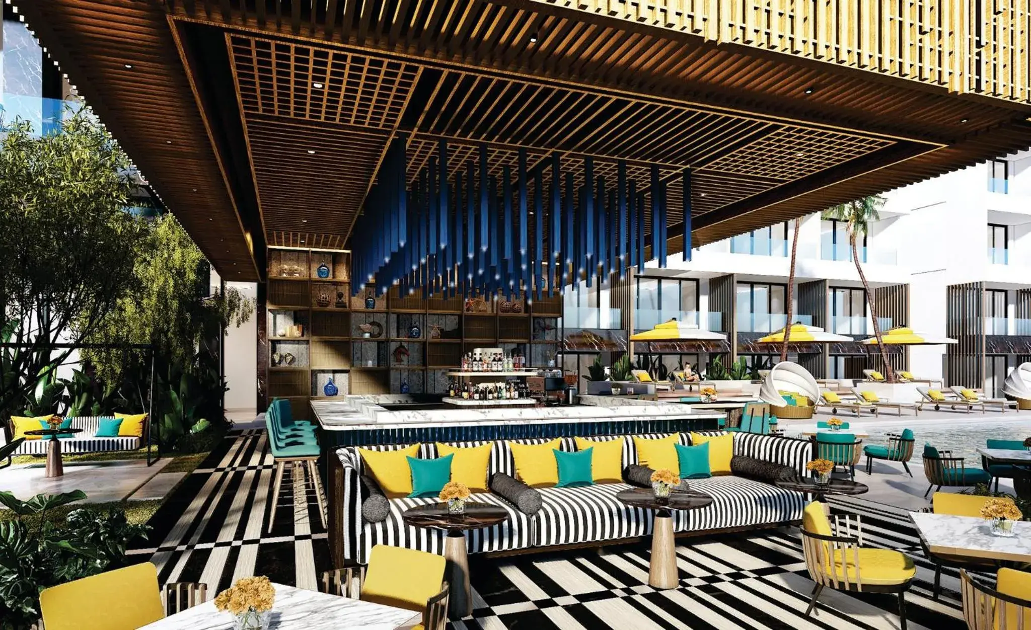 Lounge or bar in InterContinental Halong Bay Resort by IHG Lounge or bar in InterContinental Halong Bay Resort by IHG