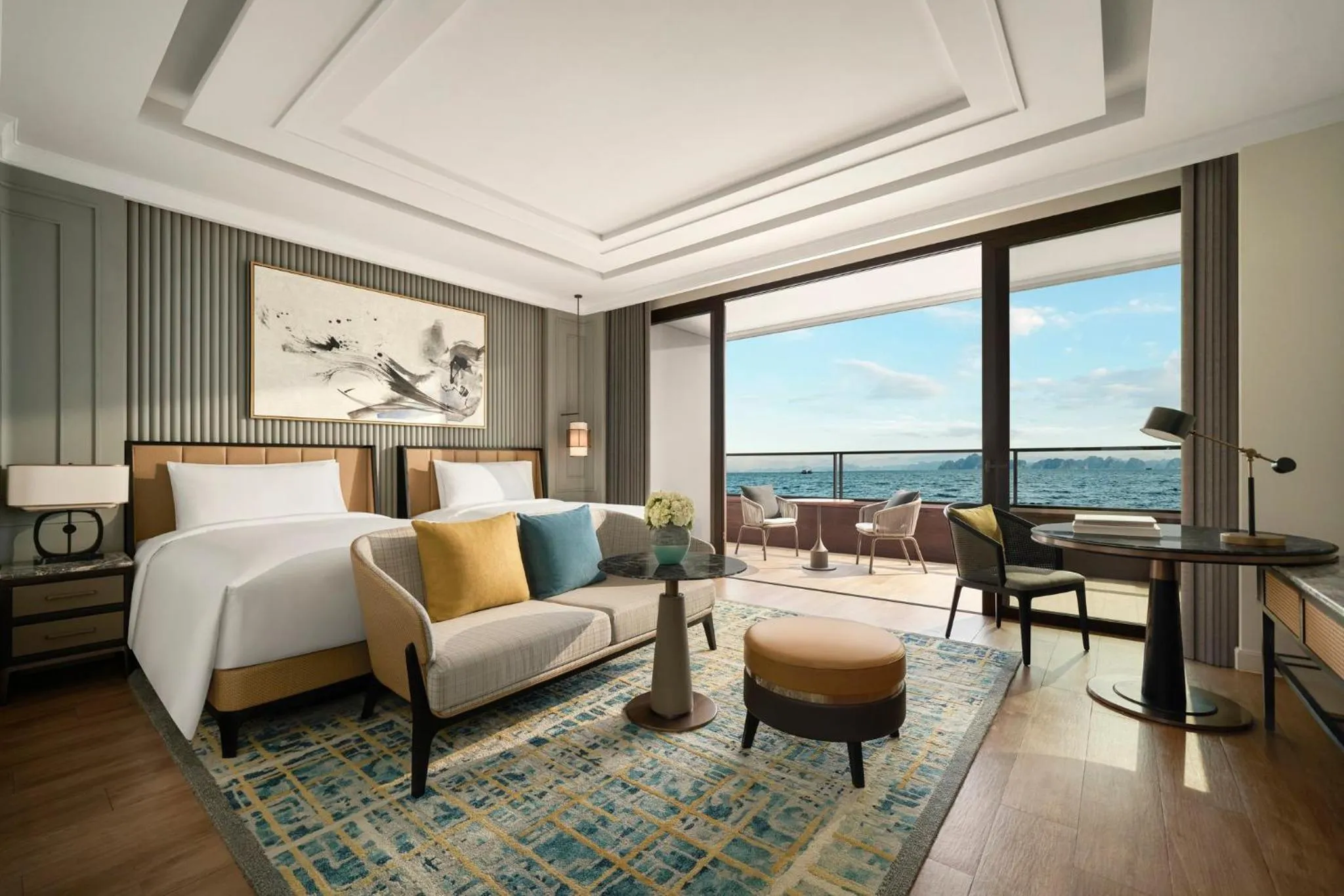 Photo of the whole room, Bed in InterContinental Halong Bay Resort by IHG