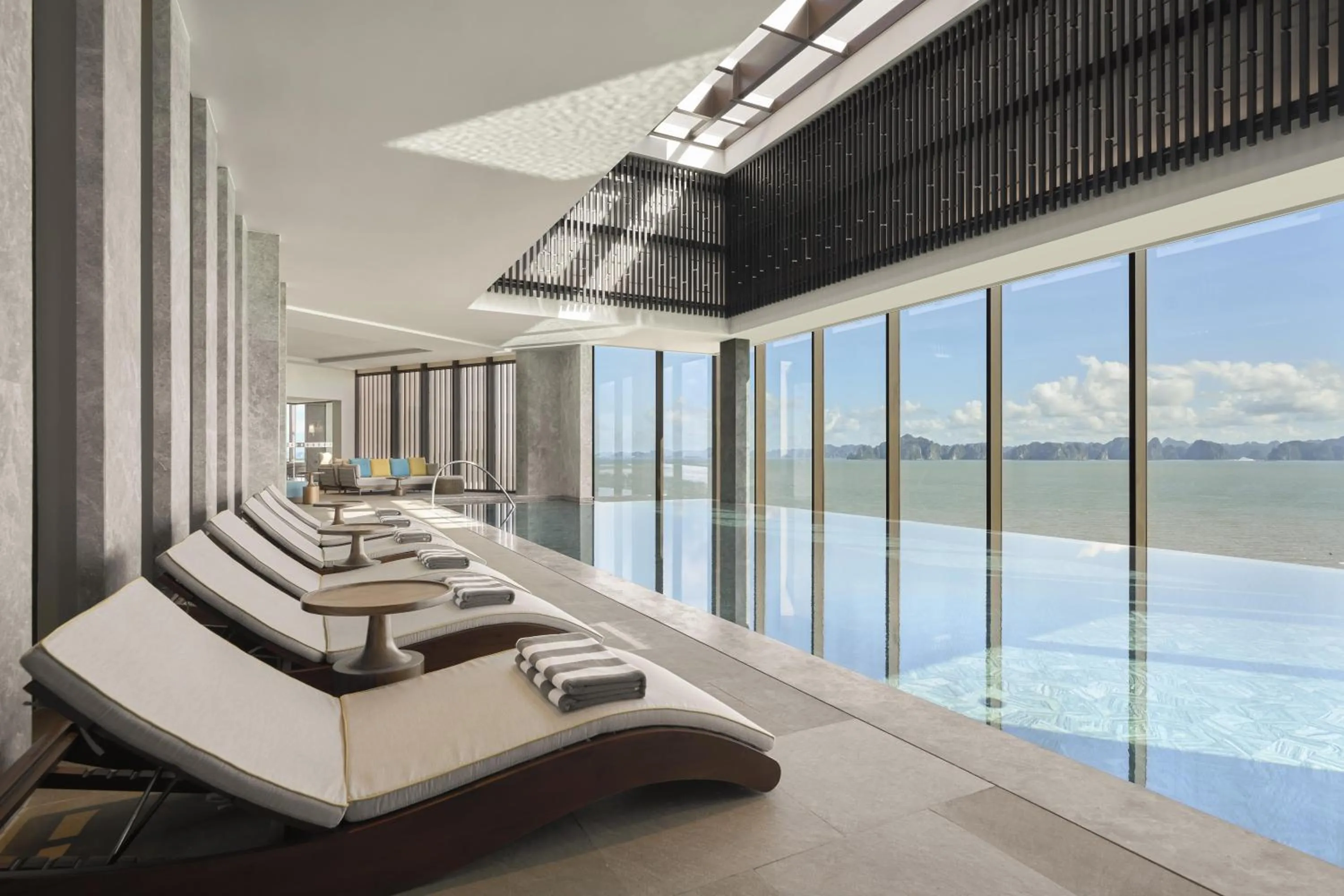Swimming pool in InterContinental Halong Bay Resort by IHG