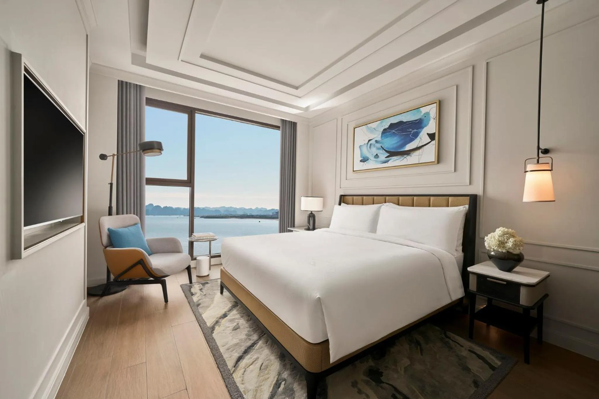 Photo of the whole room, Bed in InterContinental Halong Bay Resort by IHG