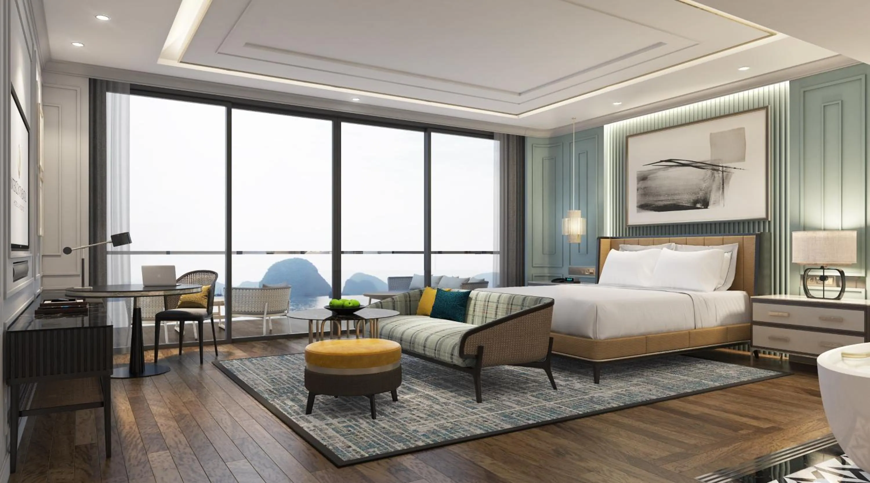 Photo of the whole room, Bed in InterContinental Halong Bay Resort by IHG