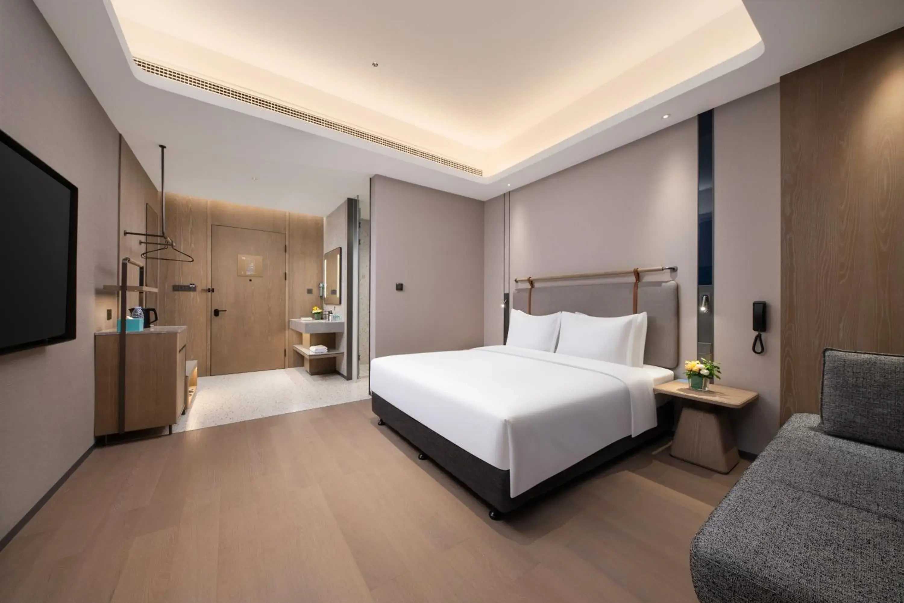 Bed in Holiday Inn Express Suzhou North Station by IHG Bed in Holiday Inn Express Suzhou North Station by IHG