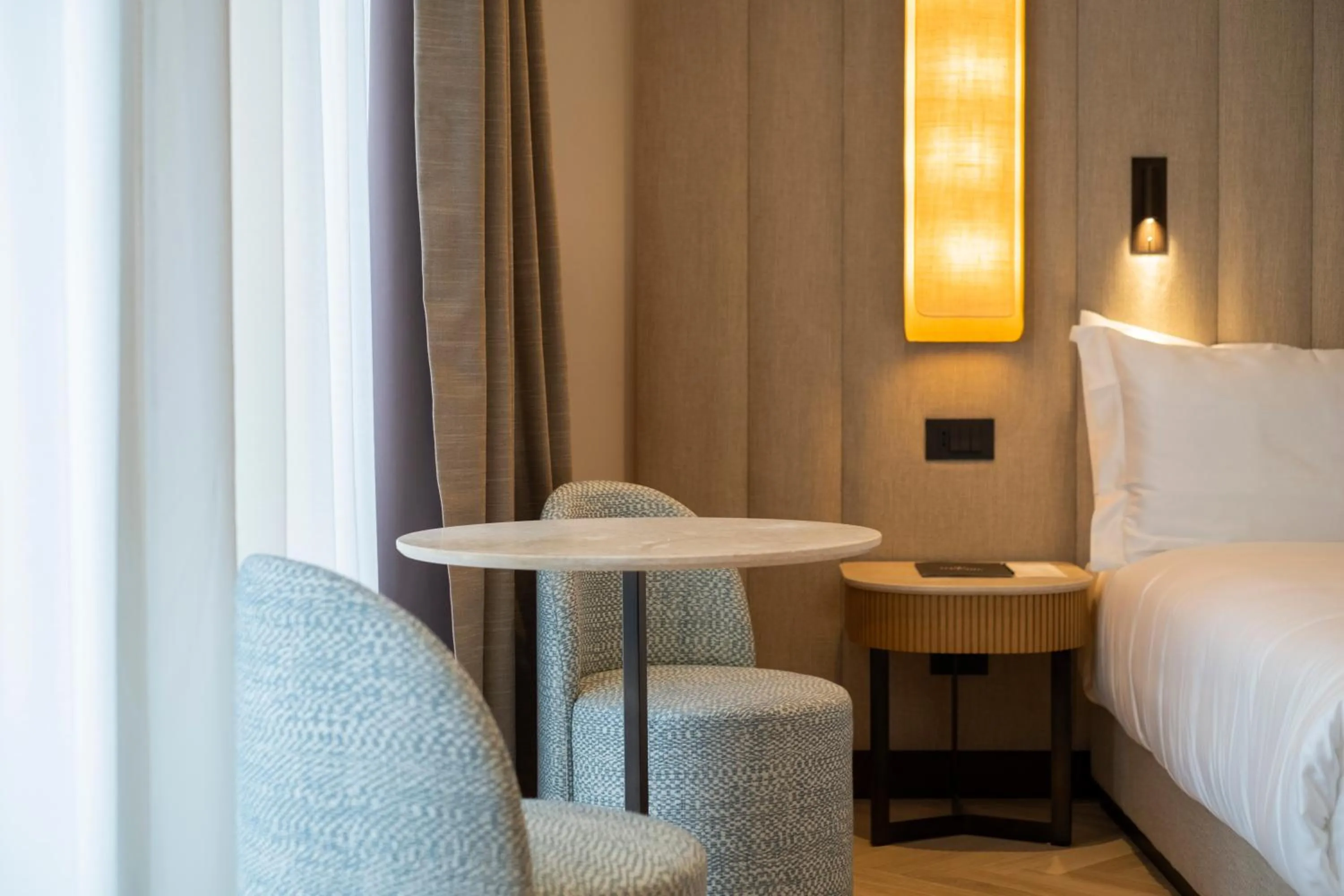 Decorative detail, Bed in Circle6 Rome