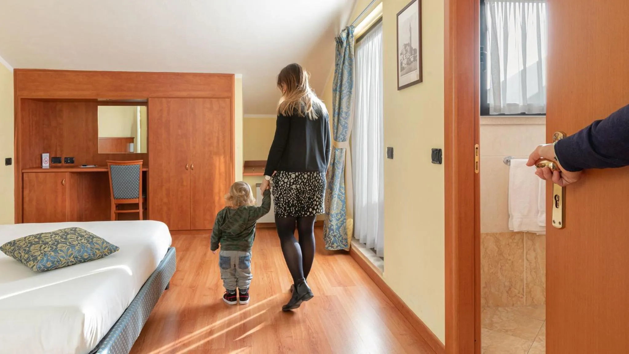 Bedroom, Bed in Hotel Postumia