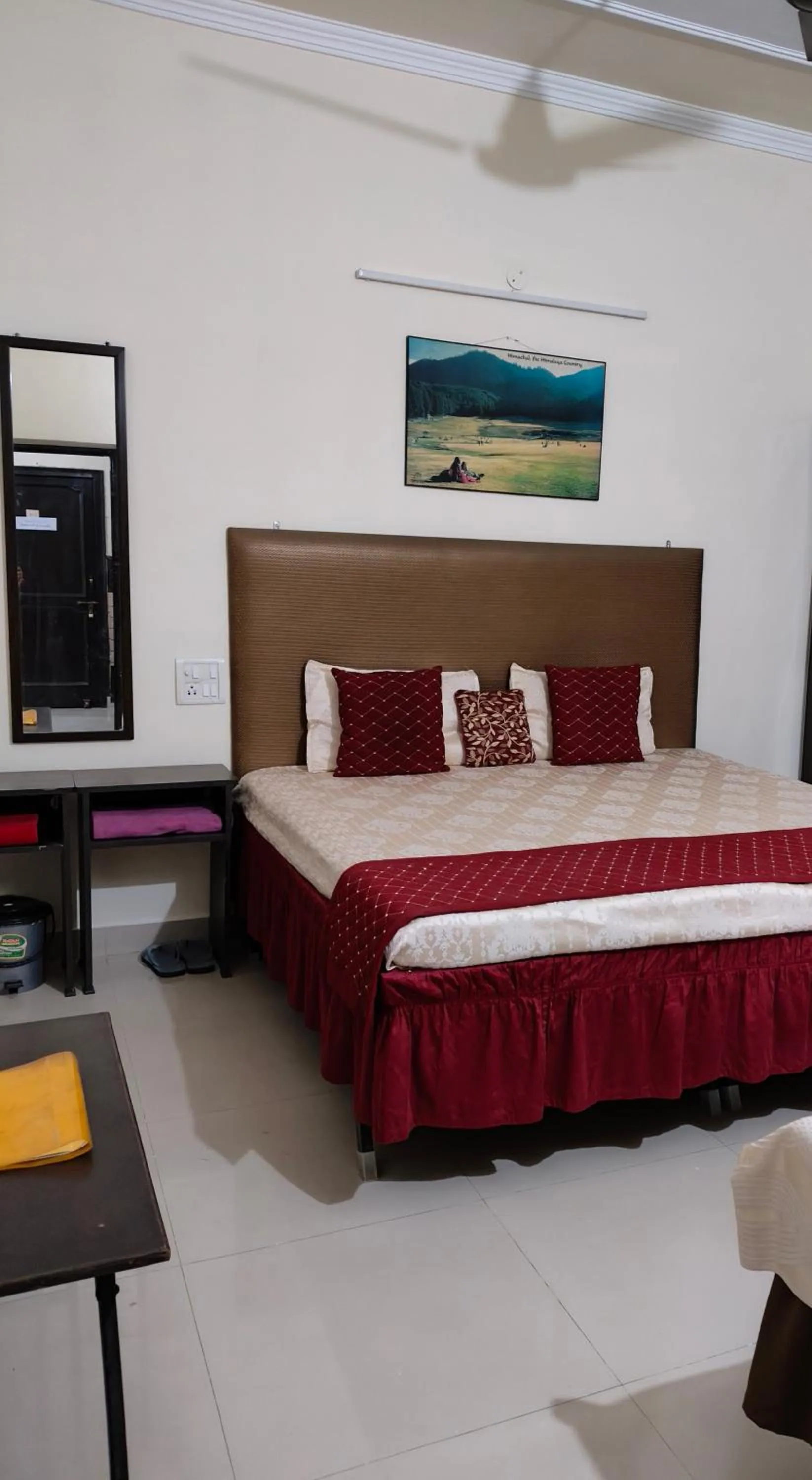 Bedroom, Bed in New Chandigarh Holiday Home