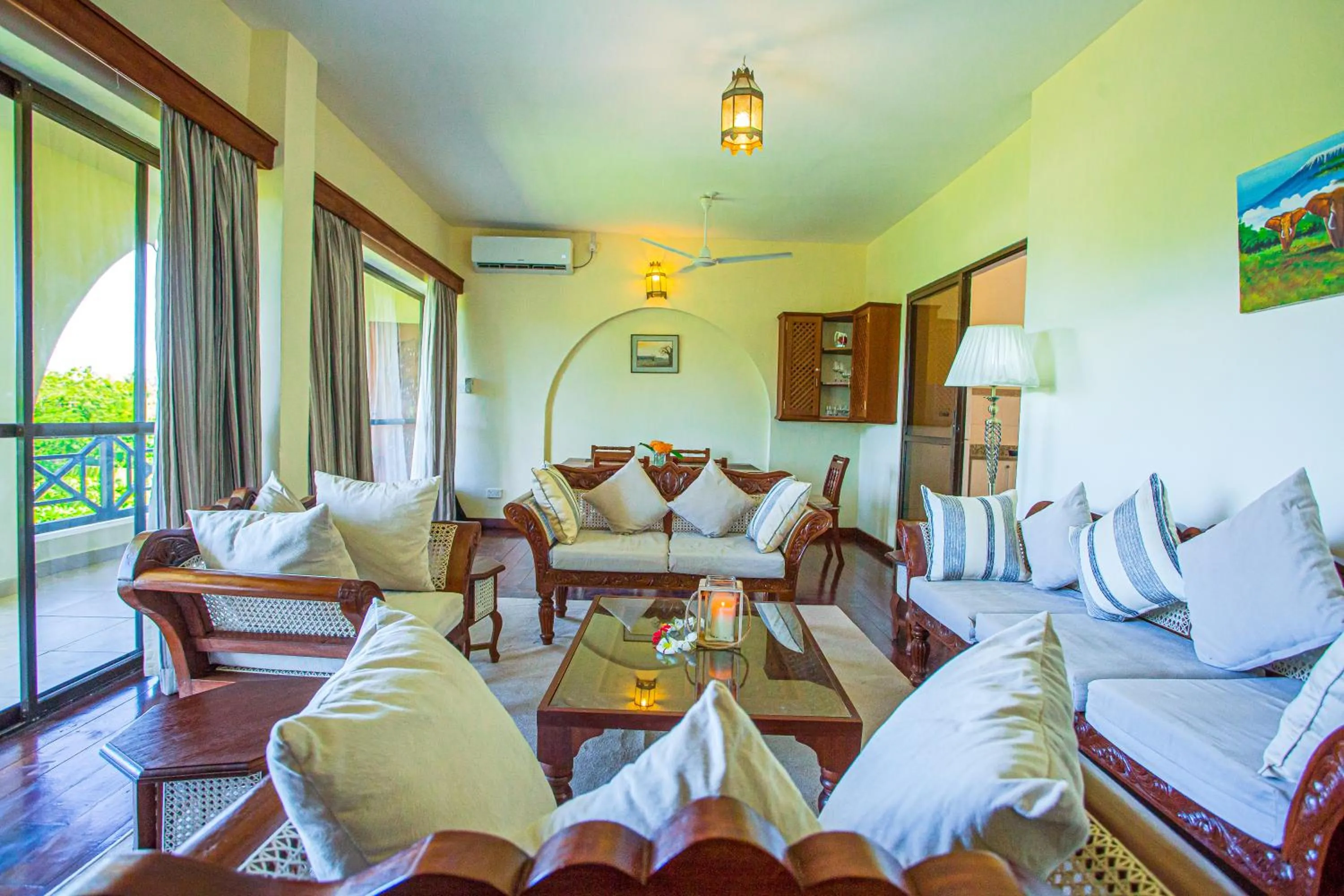 Living room in Mzima Beach Residences - Diani Beach
