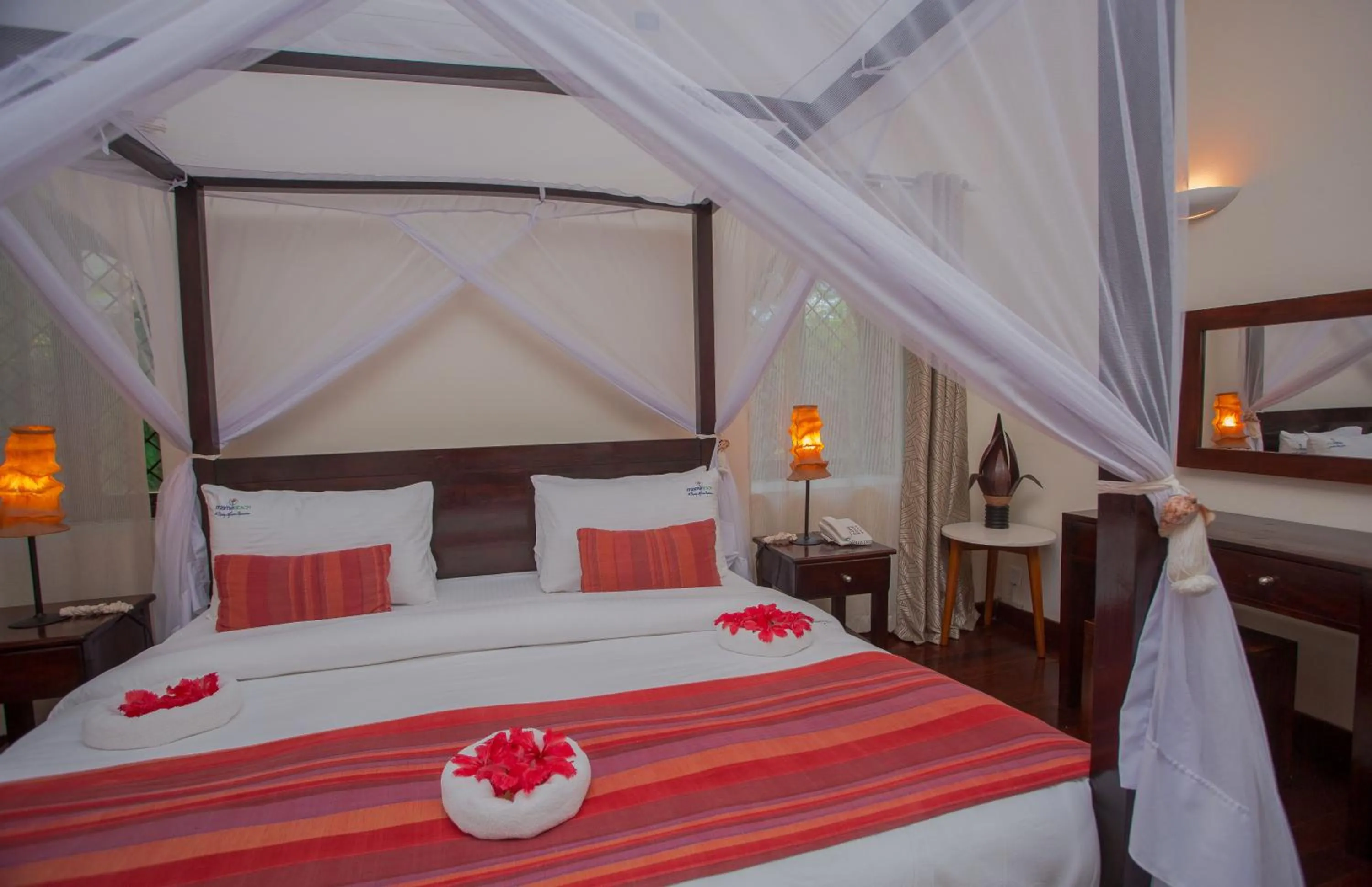 Bedroom, Bed in Mzima Beach Residences - Diani Beach