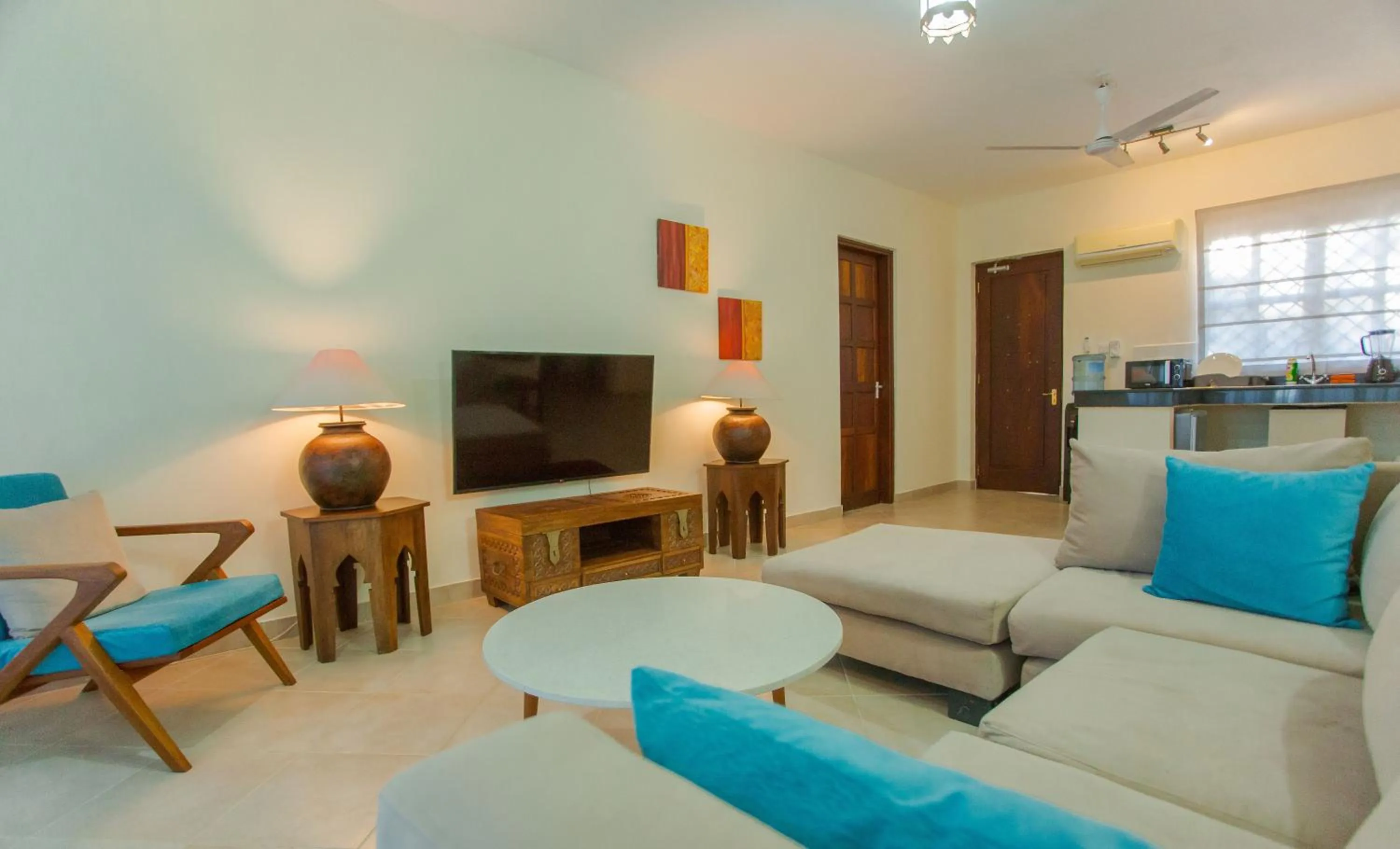 Living room in Mzima Beach Residences - Diani Beach
