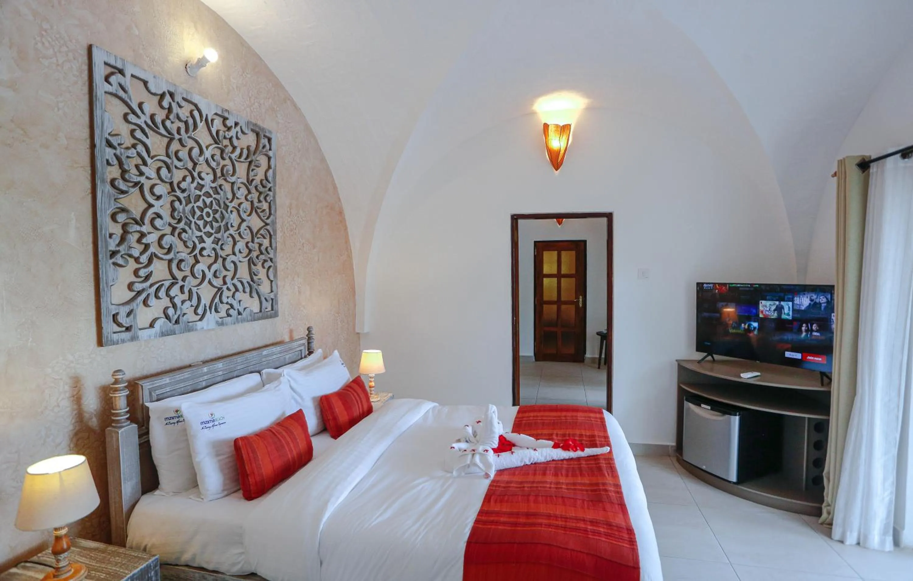 Bedroom, Bed in Mzima Beach Residences - Diani Beach