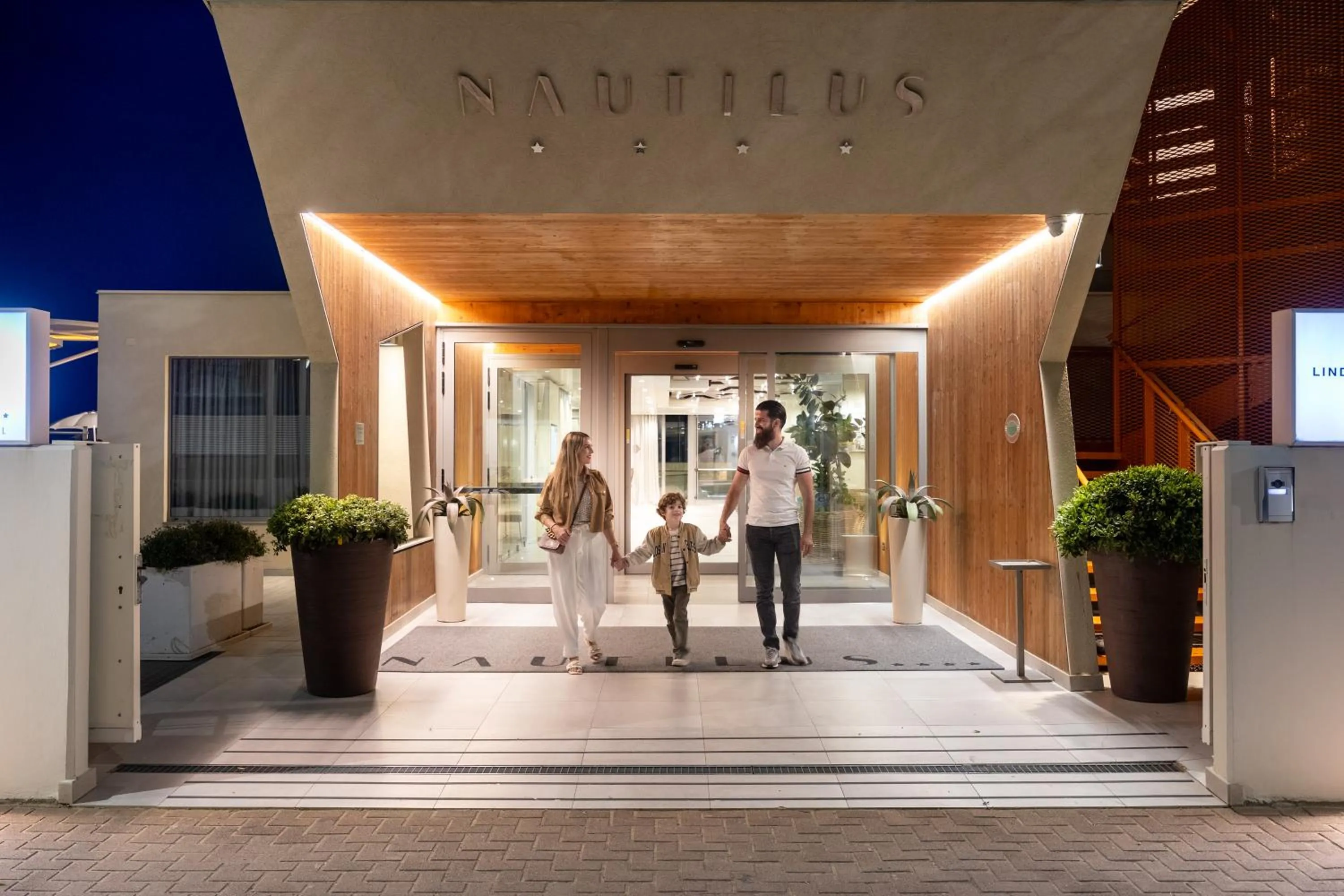 Property building in Nautilus Family Hotel