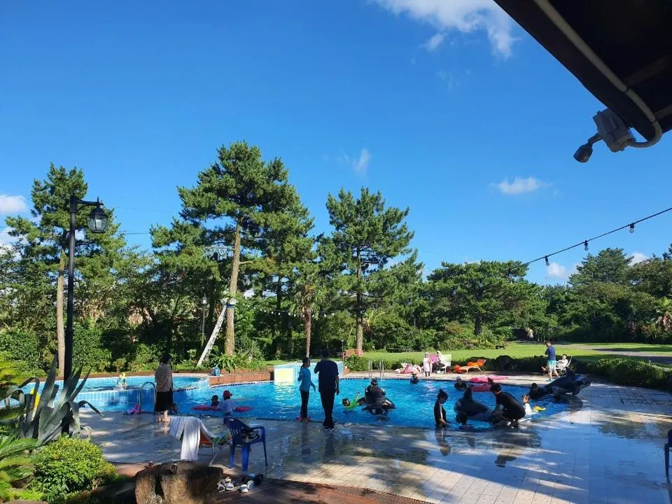 Pool view in Benikea  The Jeju Resort