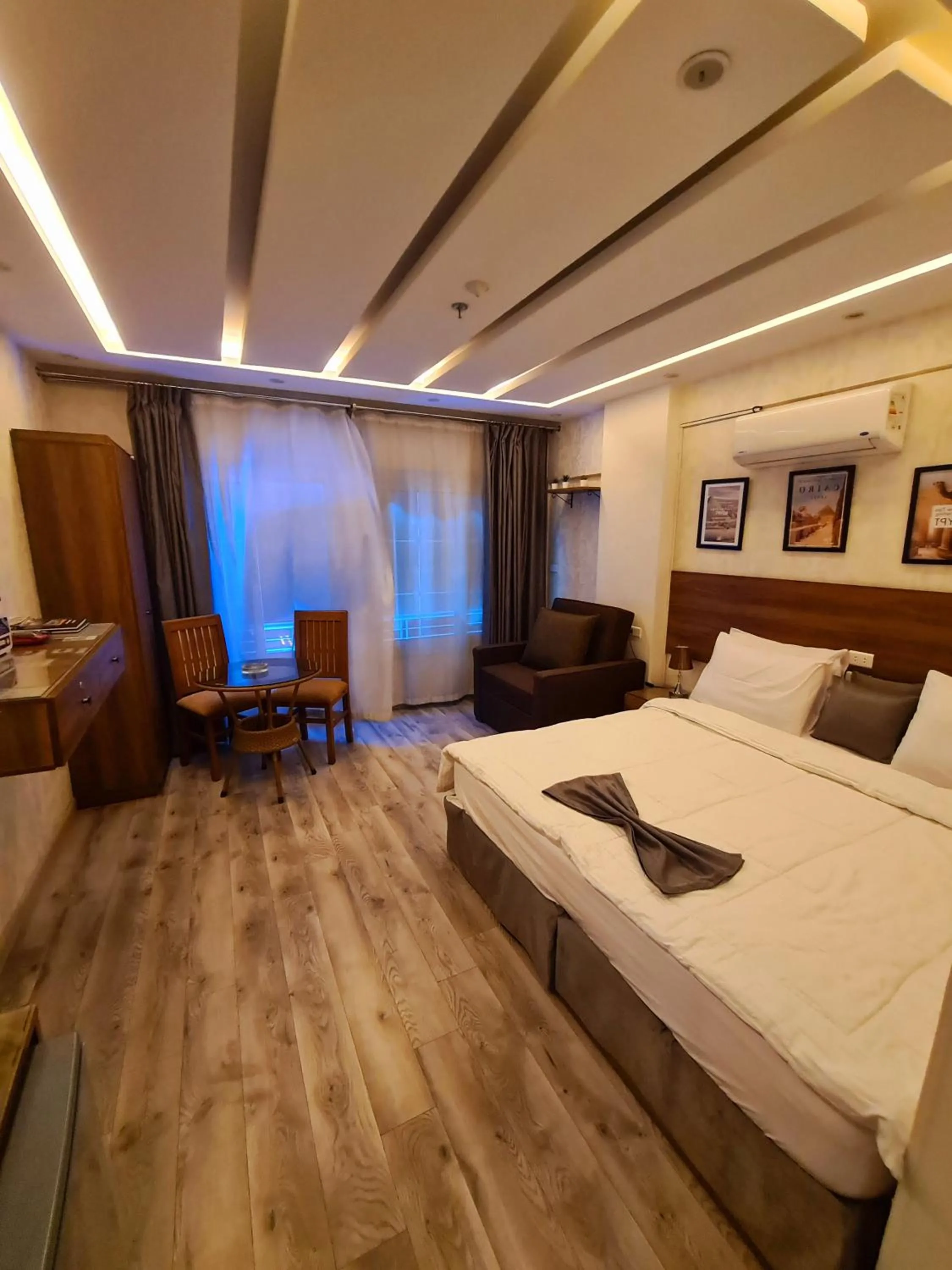 Bed in tourist hotel cairo downtown