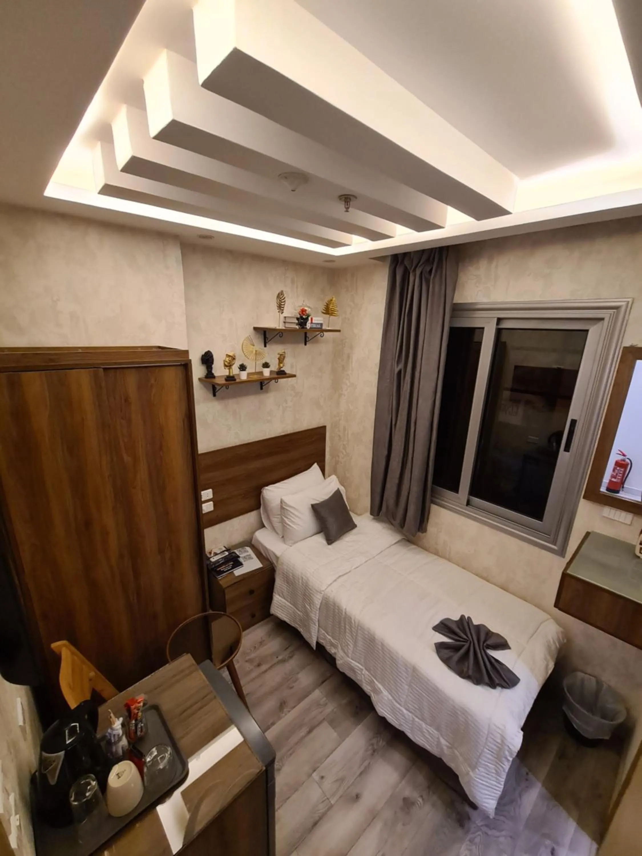 Bed in tourist hotel cairo downtown