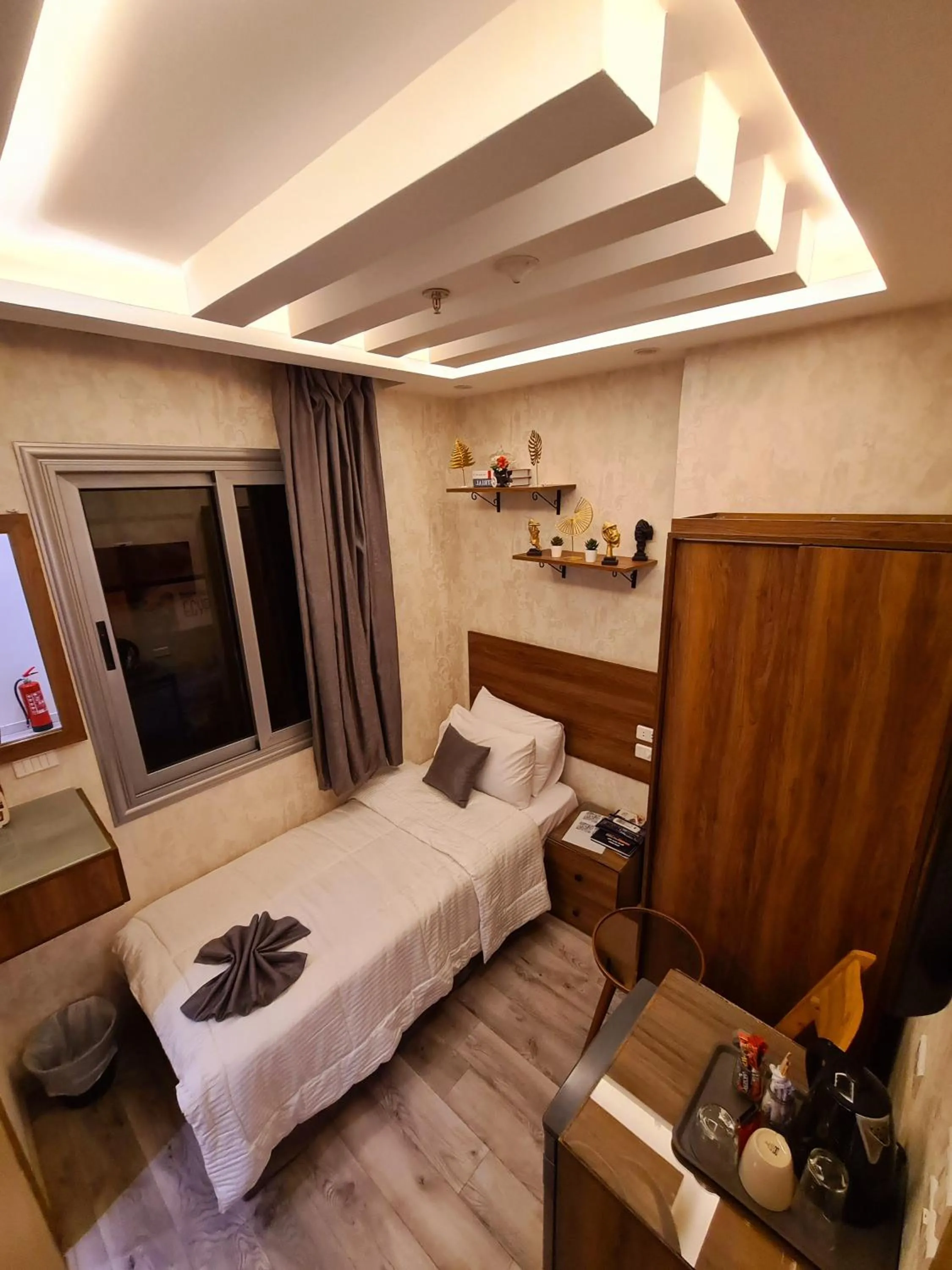 Bed in tourist hotel cairo downtown