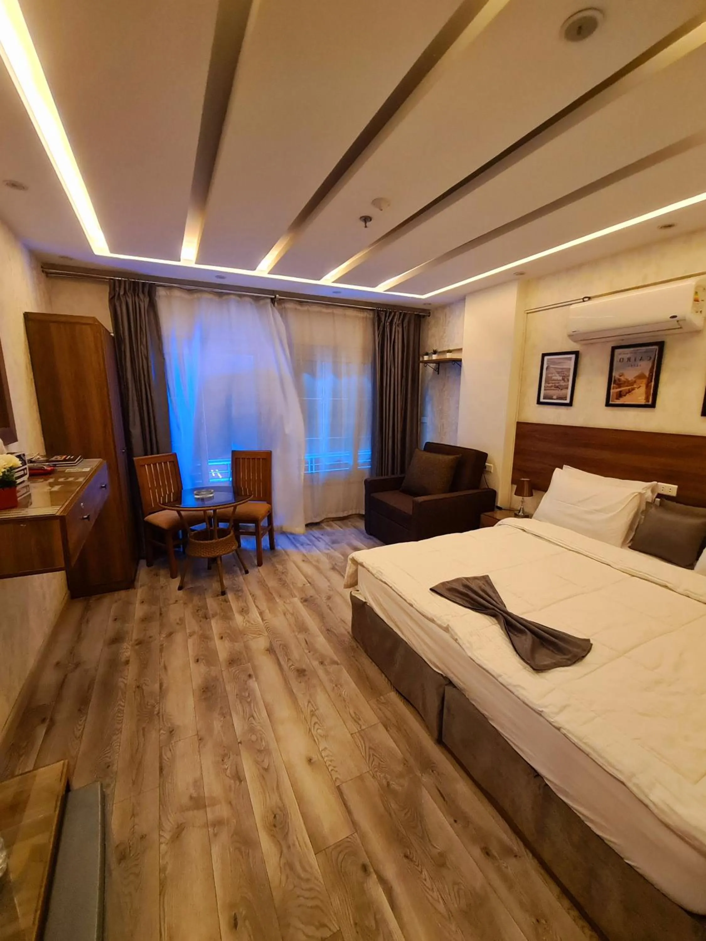 Bed in tourist hotel cairo downtown