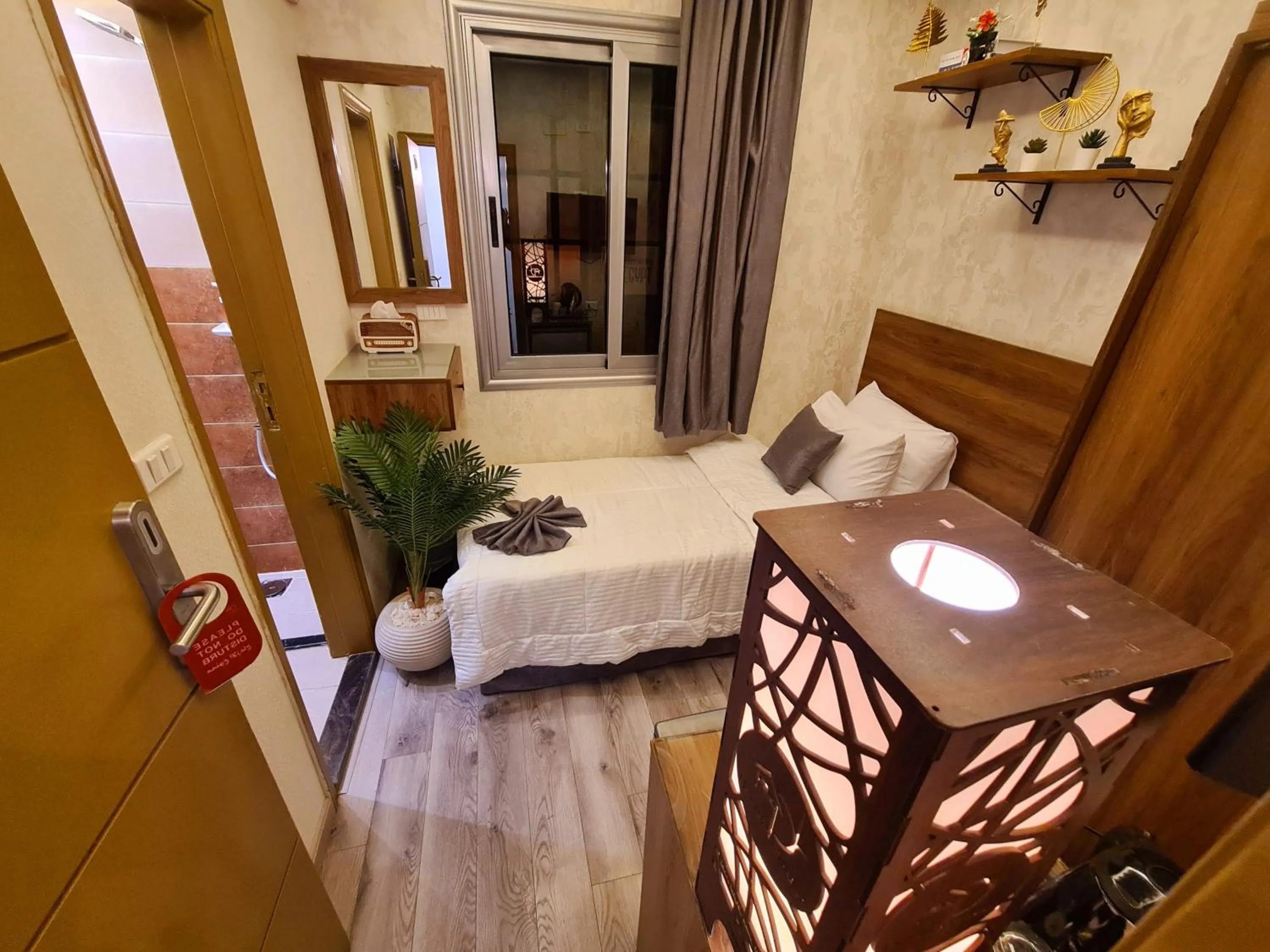 Bed in tourist hotel cairo downtown