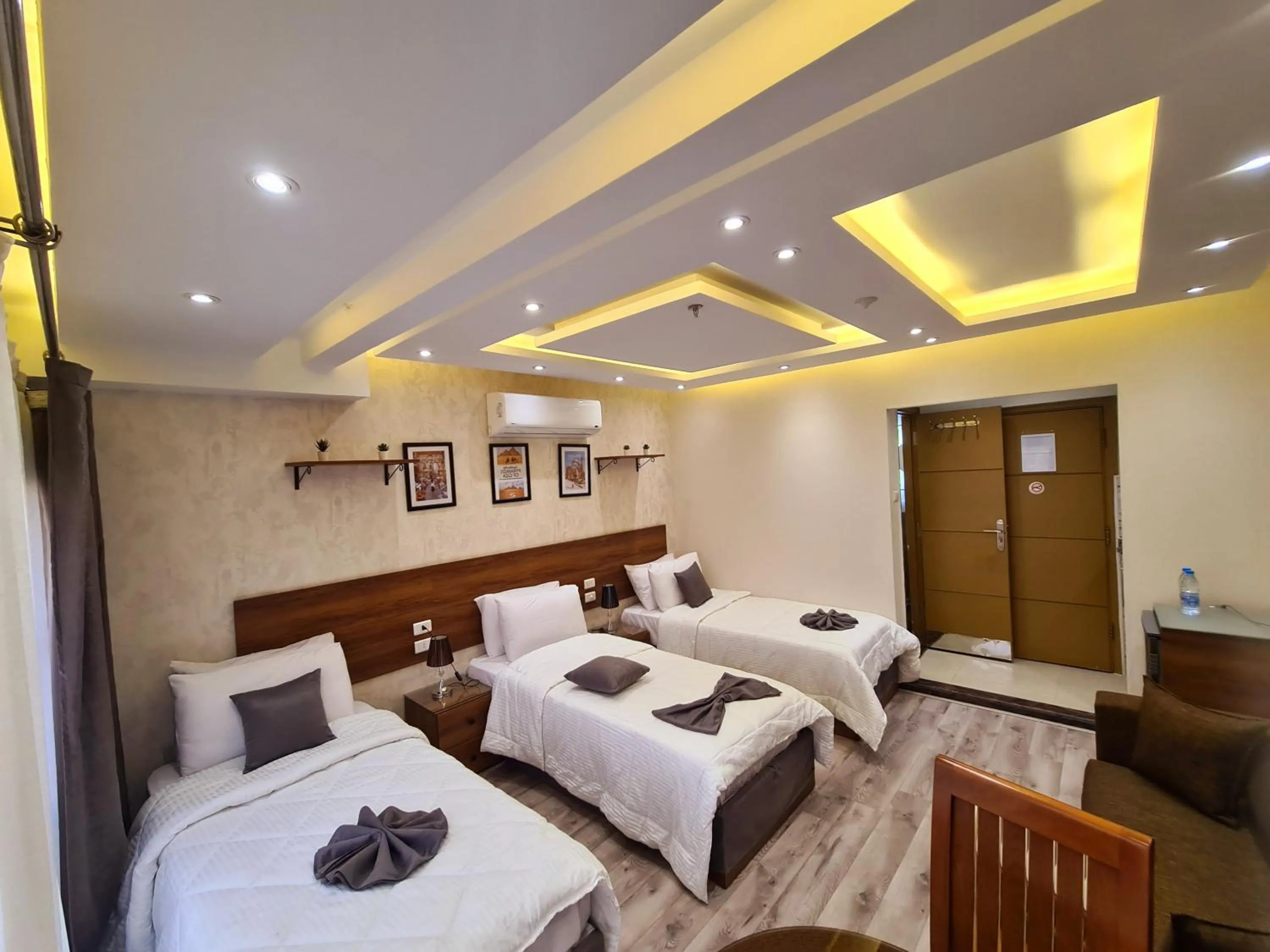 Bed in tourist hotel cairo downtown