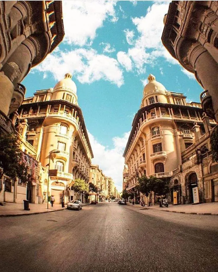Property building in tourist hotel cairo downtown