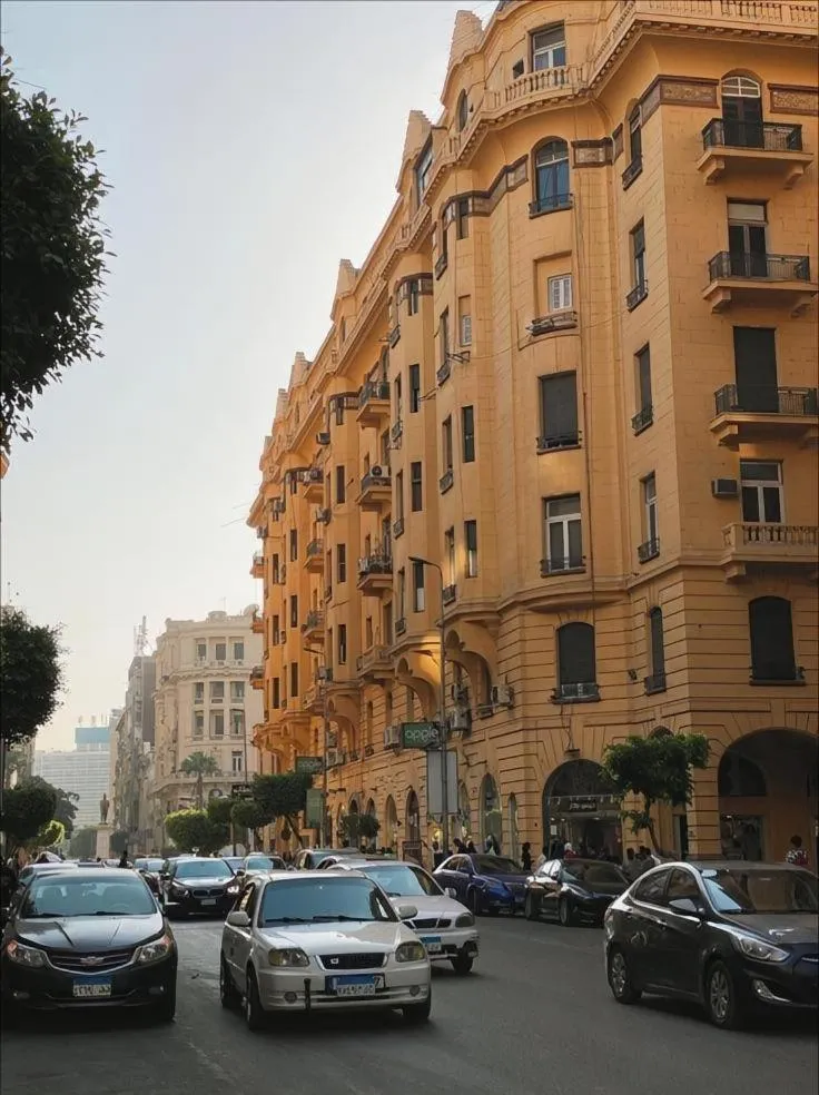 Property building in tourist hotel cairo downtown