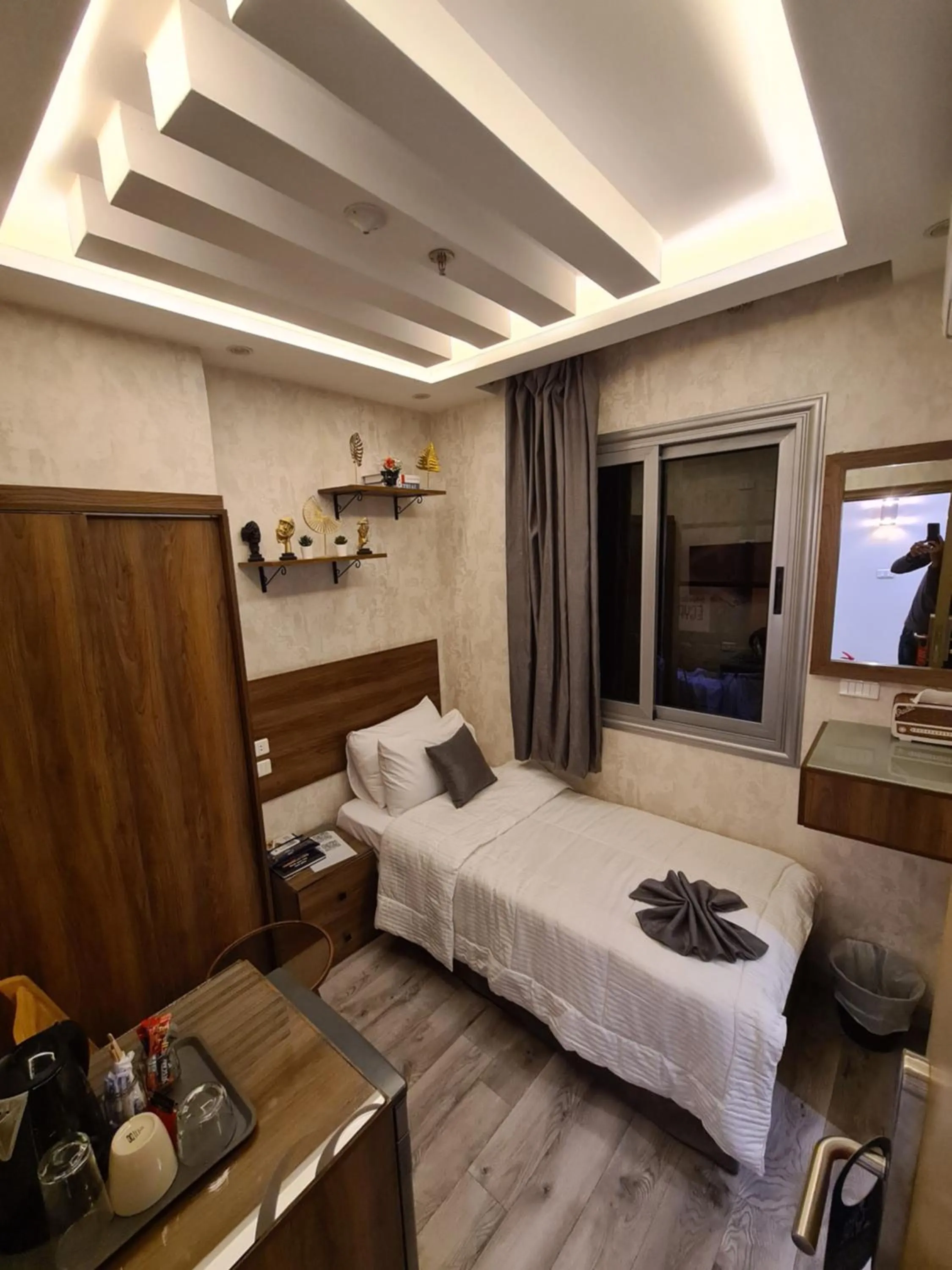Bed in tourist hotel cairo downtown