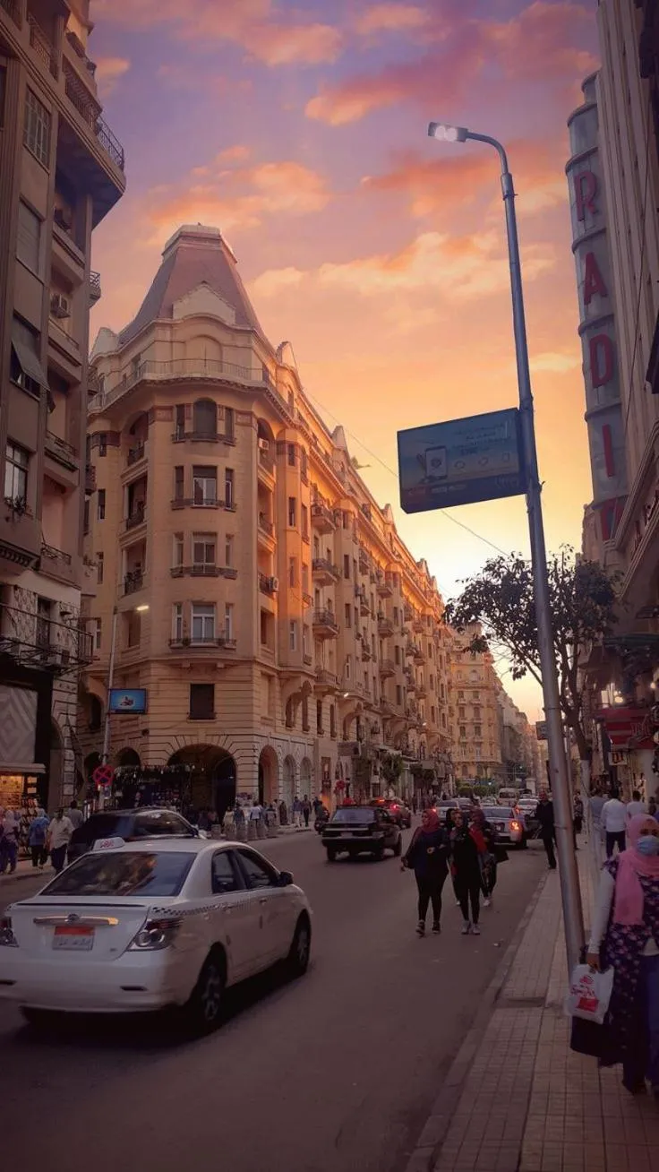 Property building in tourist hotel cairo downtown