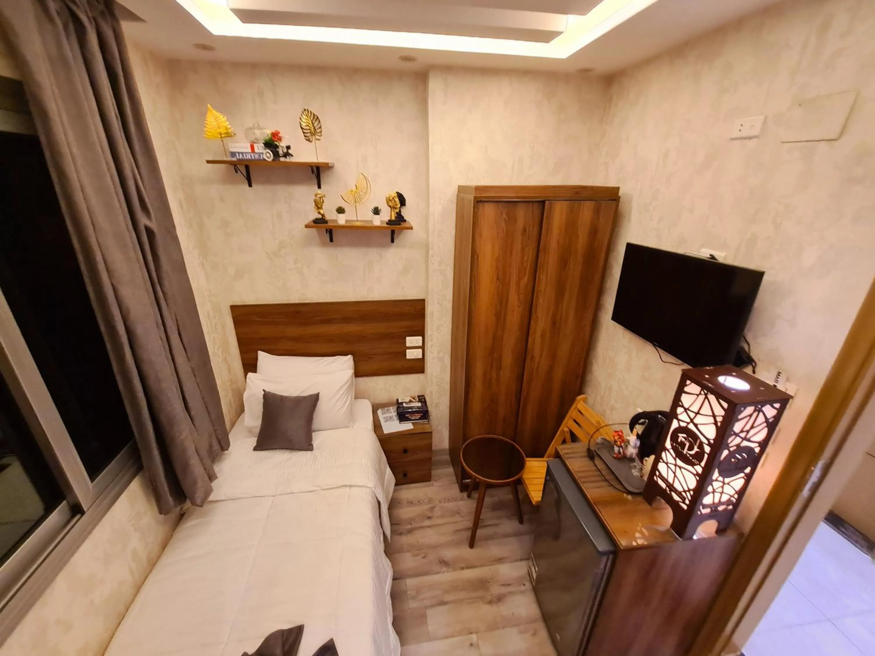 Communal lounge/ TV room in tourist hotel cairo downtown