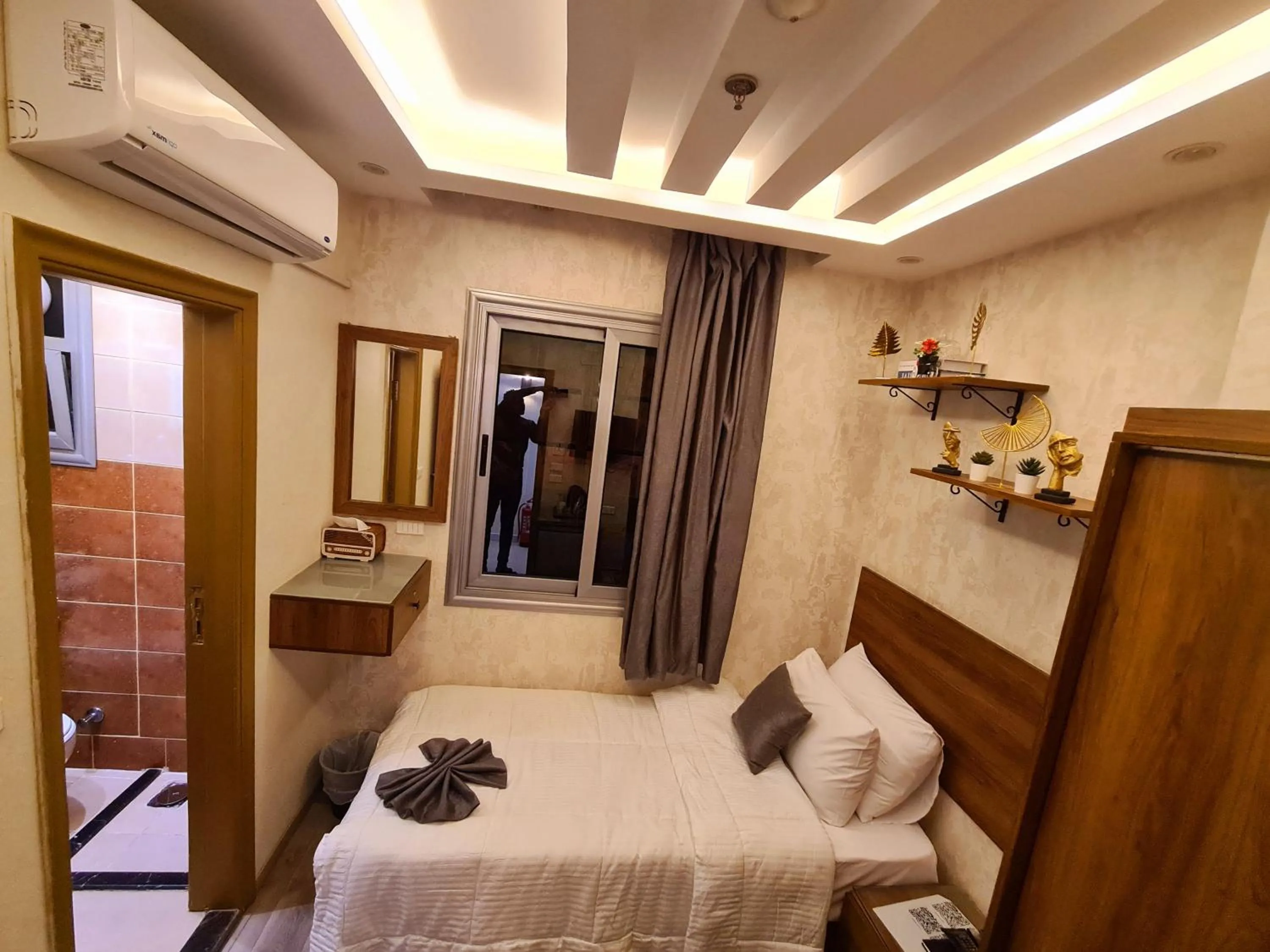 Bed in tourist hotel cairo downtown