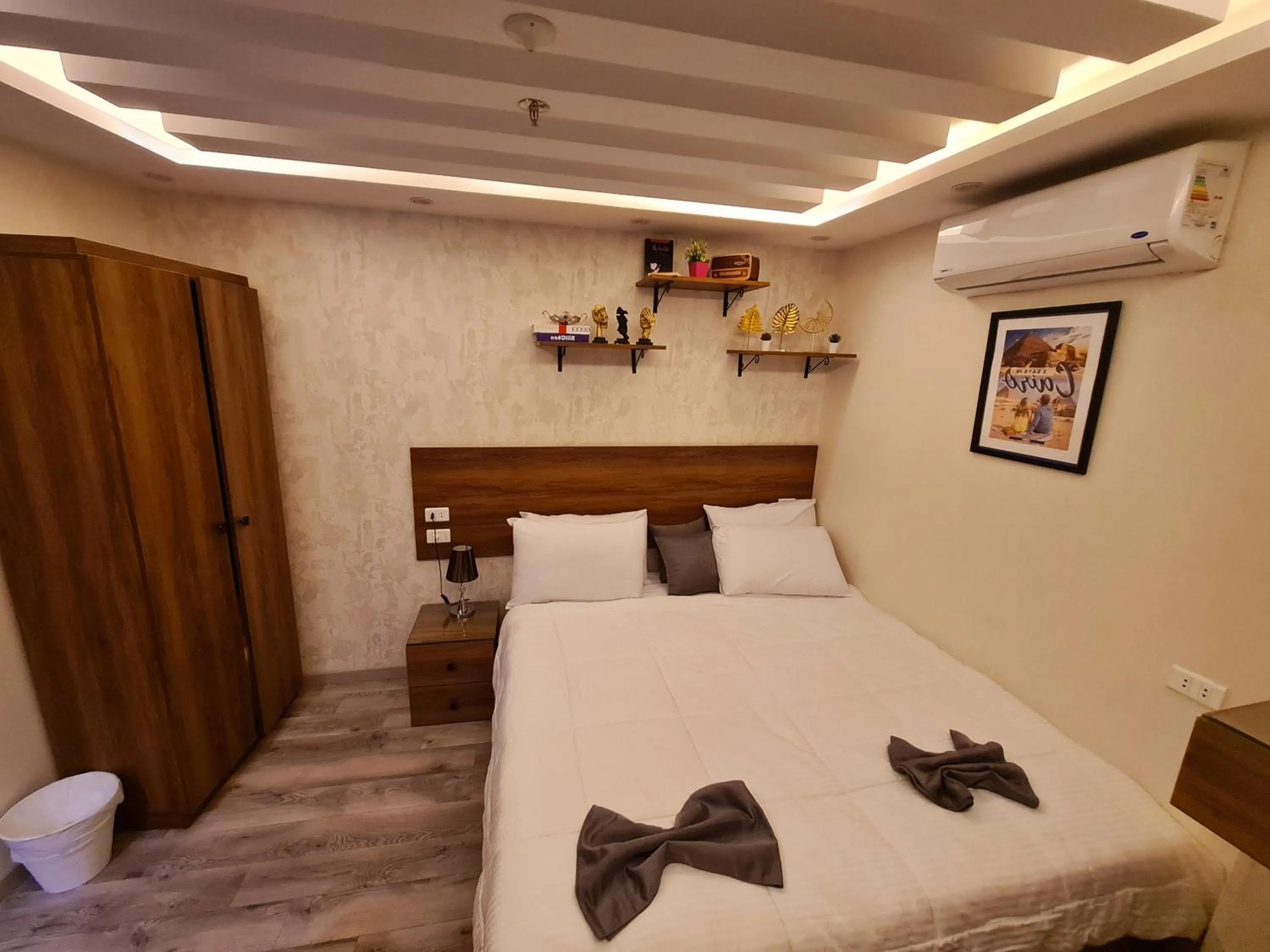 Bed in tourist hotel cairo downtown