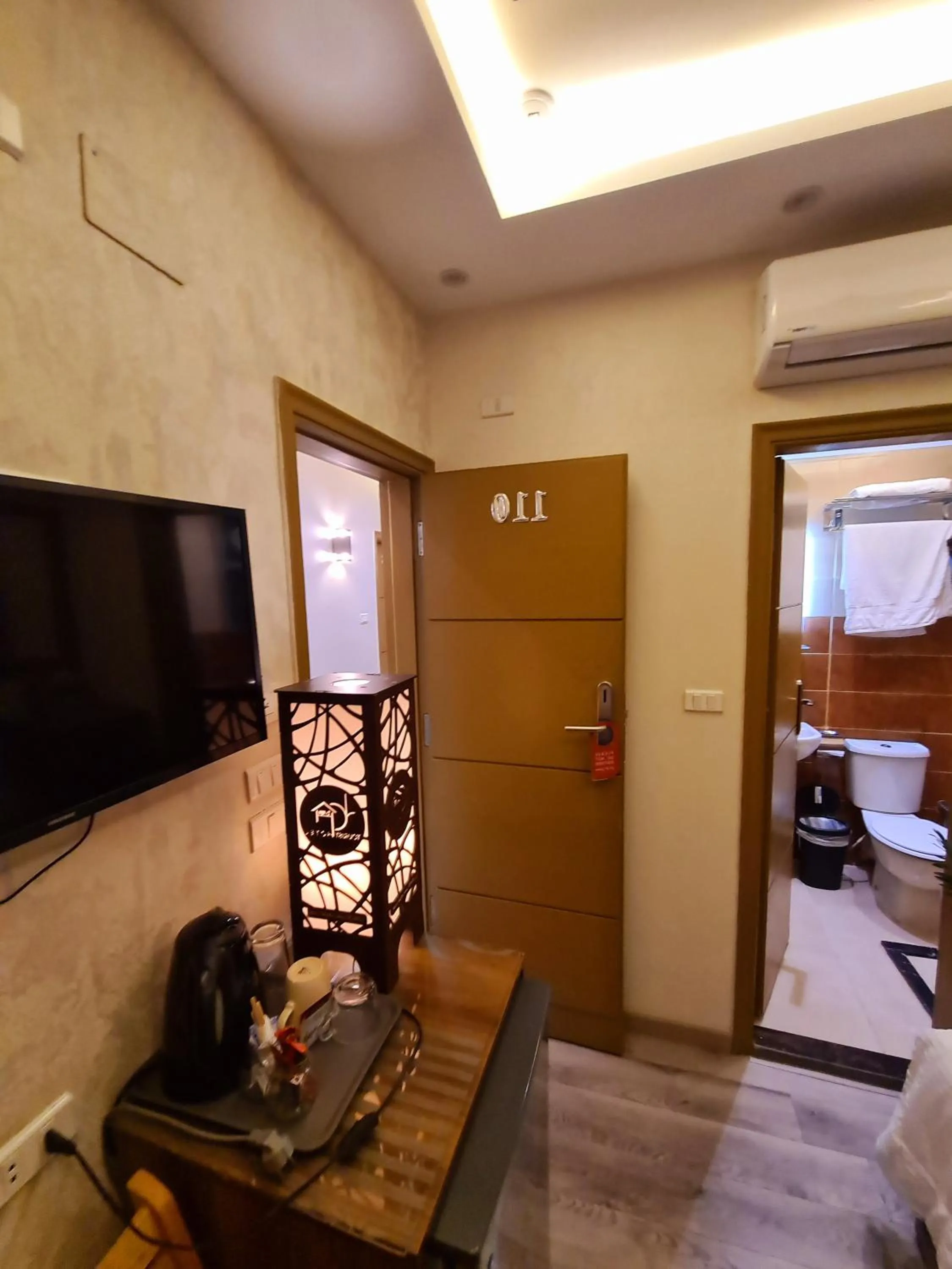 Communal lounge/ TV room in tourist hotel cairo downtown