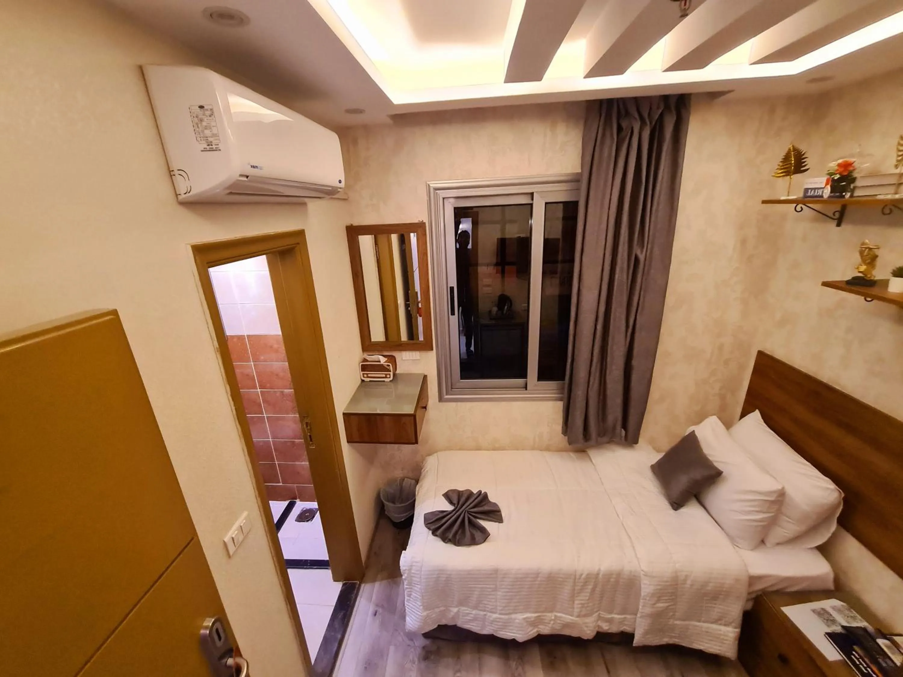 Bed in tourist hotel cairo downtown
