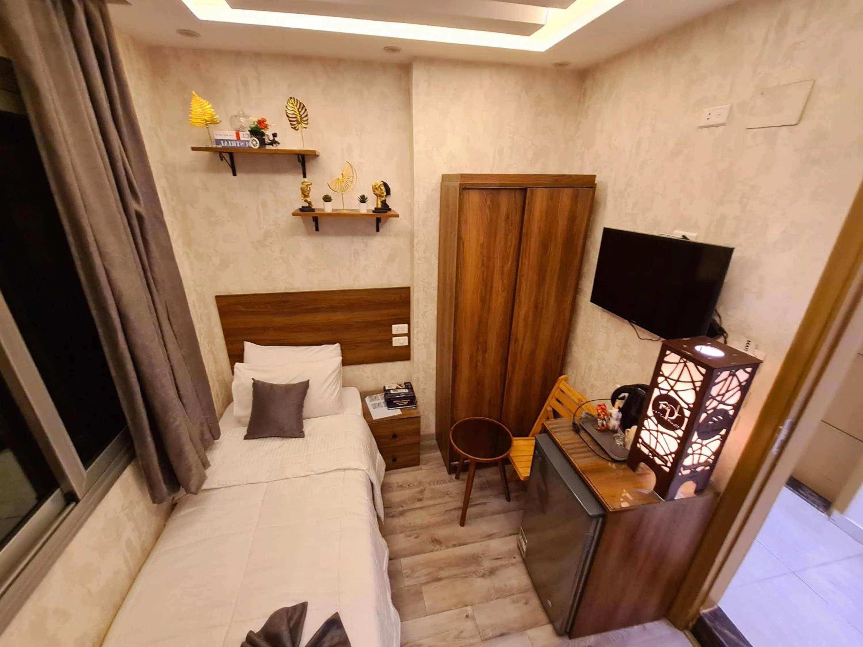 Communal lounge/ TV room in tourist hotel cairo downtown